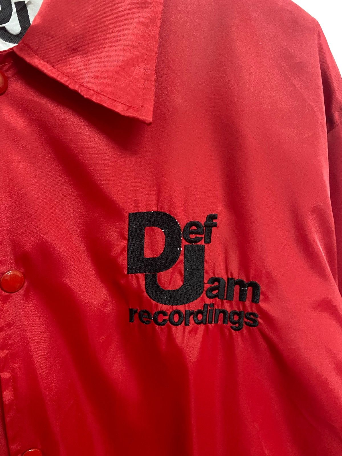 Rap Tees × Vintage Vintage Def Jam Recordings Coach Jacket Size US XL / EU 56 / 4 - 4 Thumbnail