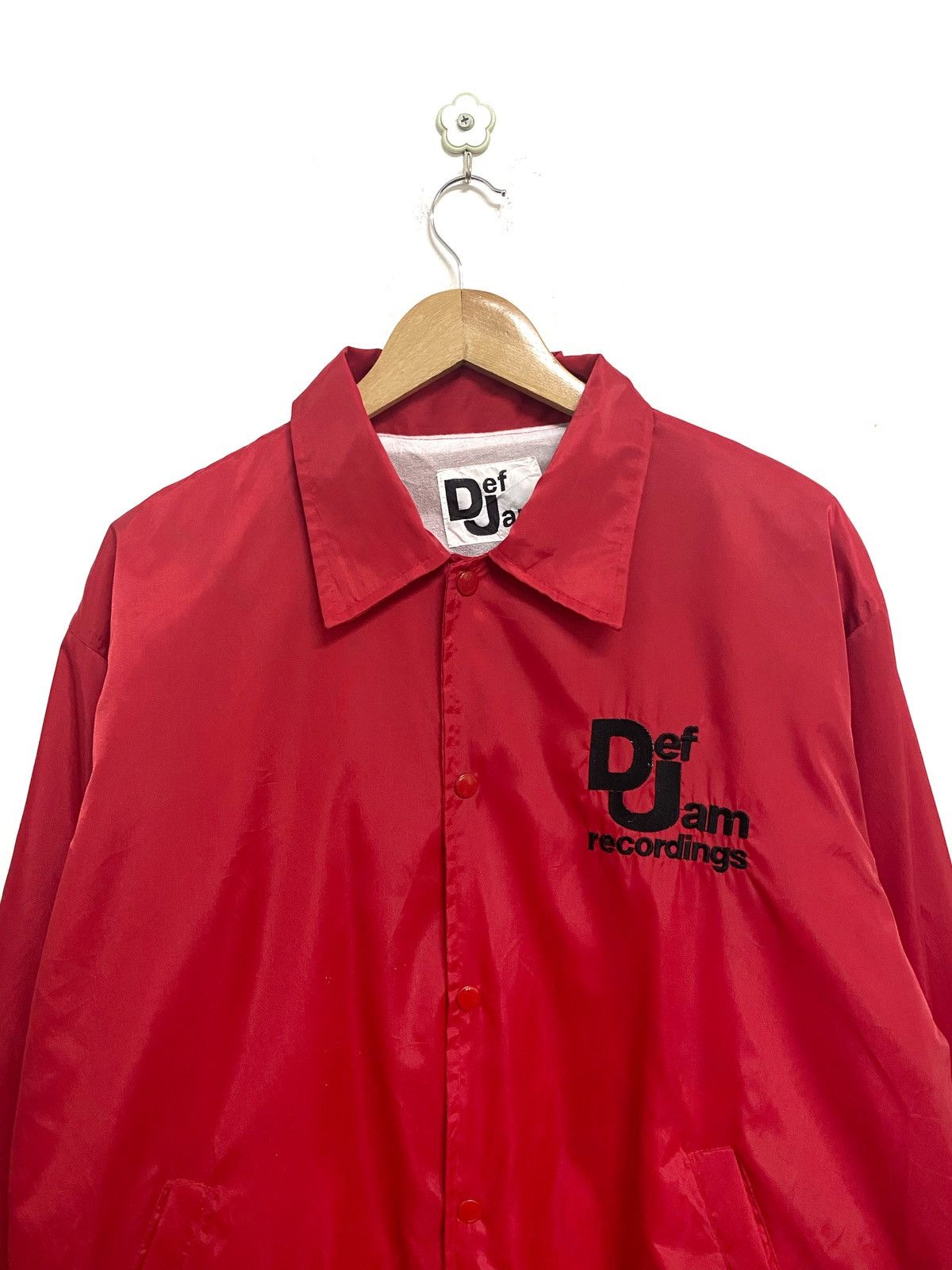 Rap Tees × Vintage Vintage Def Jam Recordings Coach Jacket Size US XL / EU 56 / 4 - 3 Thumbnail