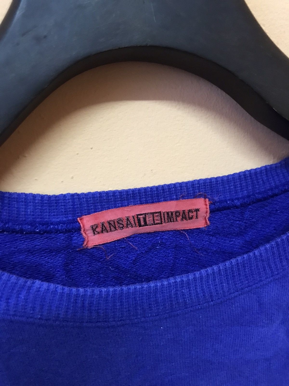 Kansai Yamamoto ‼️VINTAGE KANSAI THE IMPACT SWEATSHIRT SPELLOUT MULTICOLOUR ‼️ Size US L / EU 52-54 / 3 - 4 Thumbnail