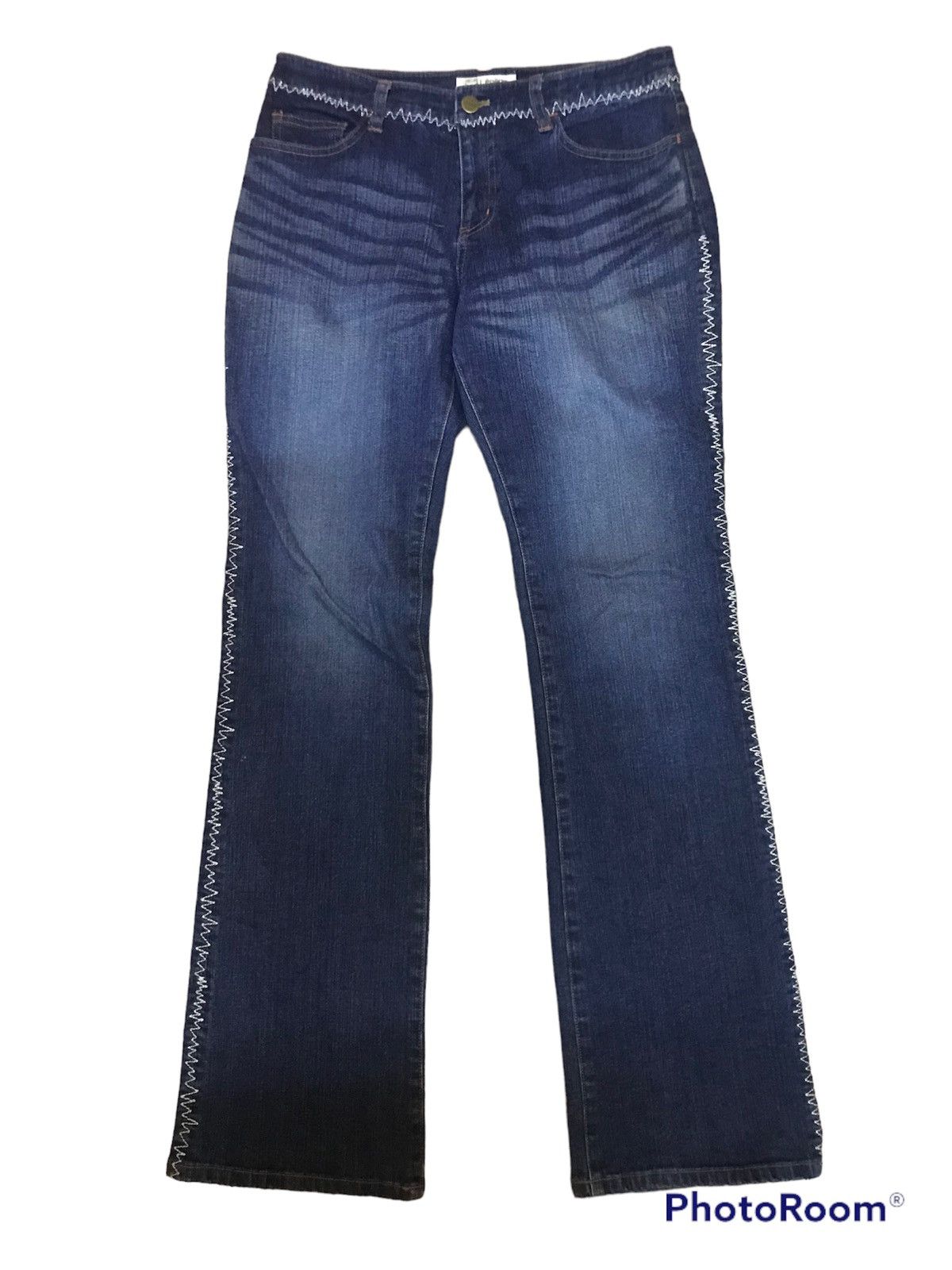 MCM × Vintage ‼️VTG MCM DENIM SIDE ZIPZAG bootcut‼️ Size US 30 / EU 46 - 2 Thumbnail
