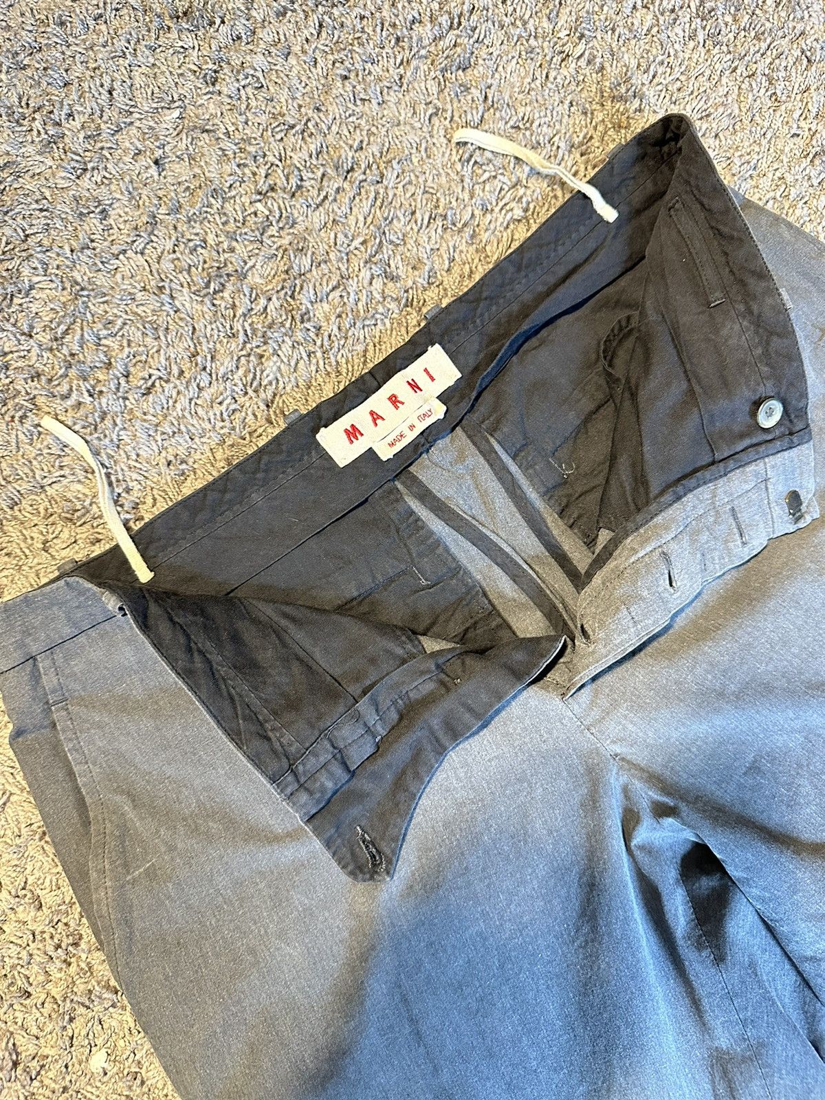 Marni Marni Cropped Work Trousers Size US 34 / EU 50 - 2 Thumbnail