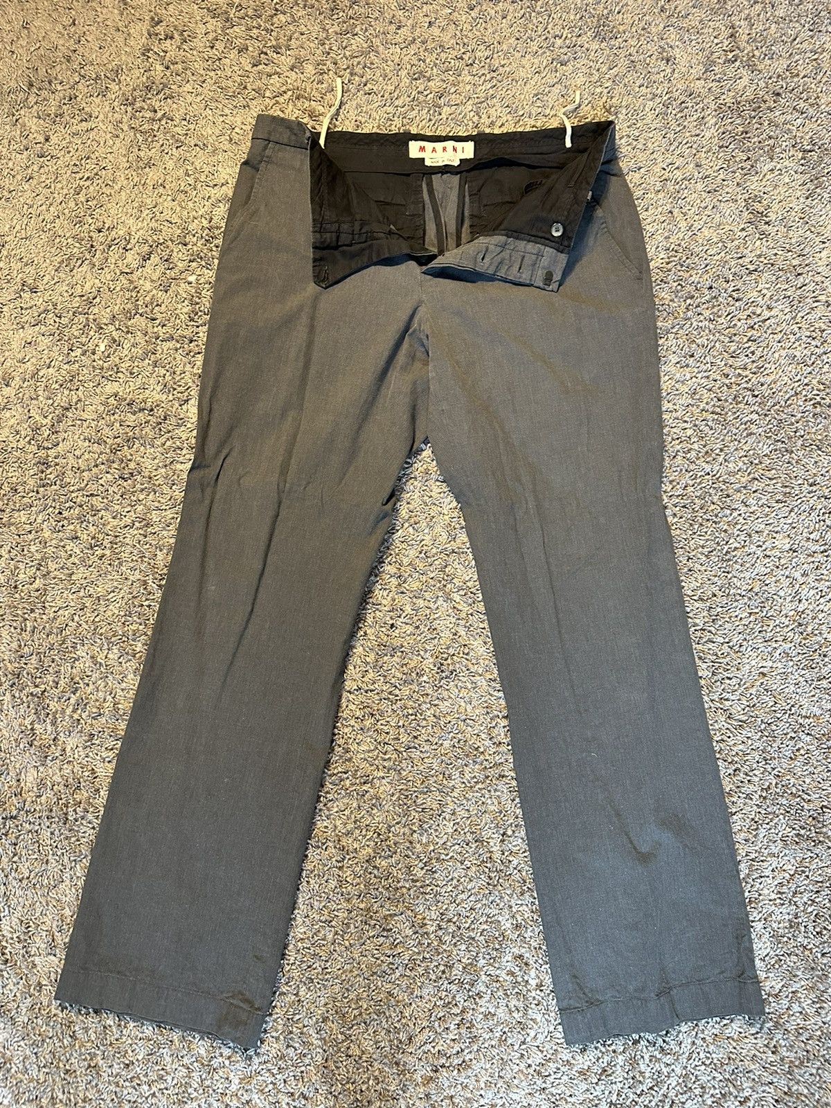 Marni Marni Cropped Work Trousers Size US 34 / EU 50 - 1 Thumbnail