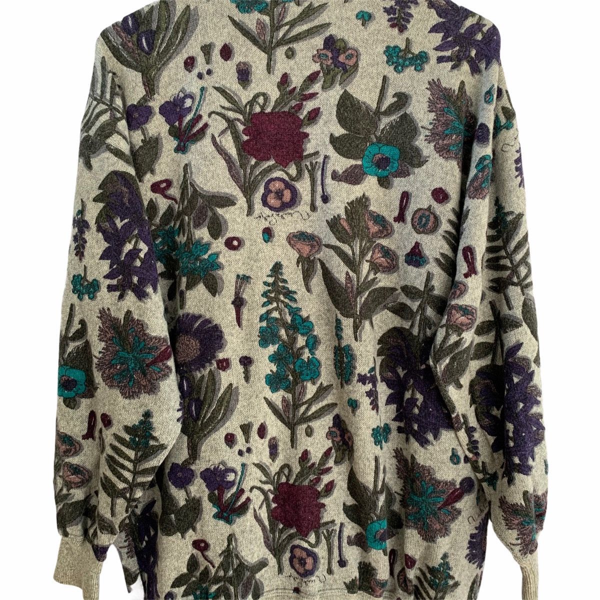 Mila Schon Mila Schon Floral Pocket Knitwear Cardigan Size US XL / EU 56 / 4 - 8 Thumbnail