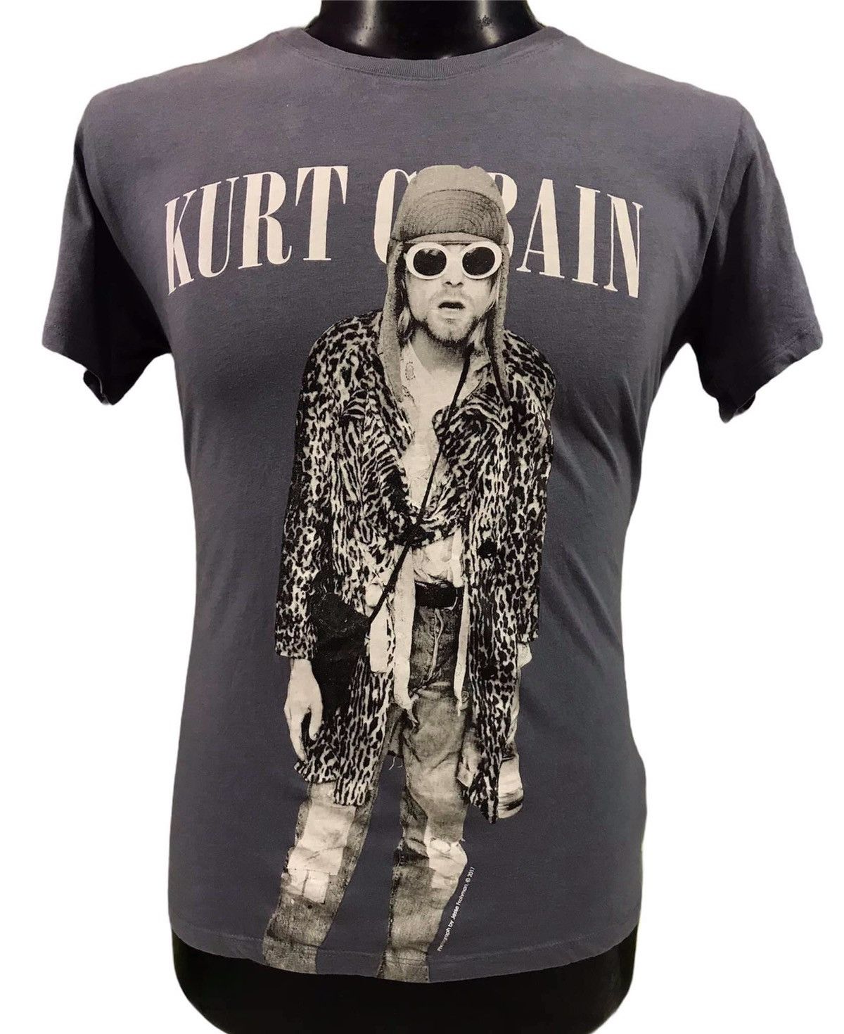 Band Tees Kurt Cobain Overprinted T Shirt Grunge Size US S / EU 44-46 / 1 - 1 Thumbnail
