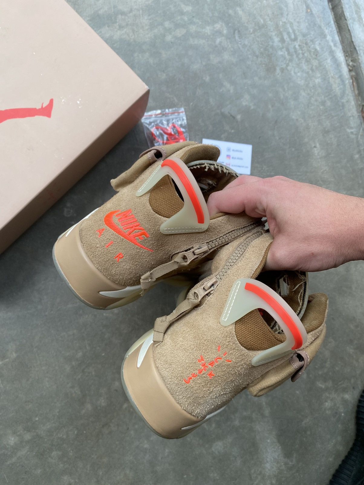 Jordan Brand × Travis Scott Jordan 6 Travis Scott British Khaki size 12 VNDS Size US 12 / EU 45 - 4 Thumbnail