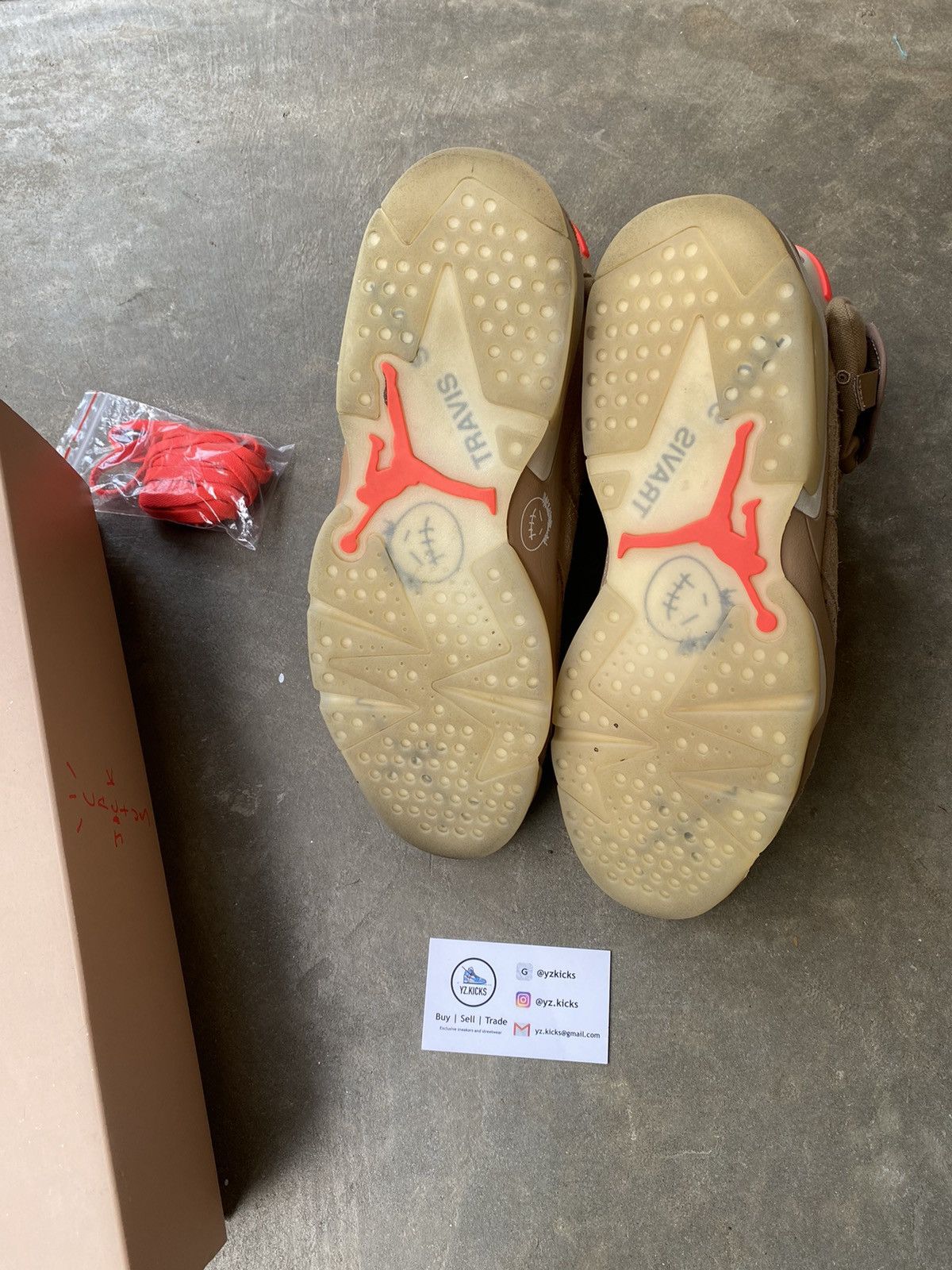 Jordan Brand × Travis Scott Jordan 6 Travis Scott British Khaki size 12 VNDS Size US 12 / EU 45 - 5 Thumbnail