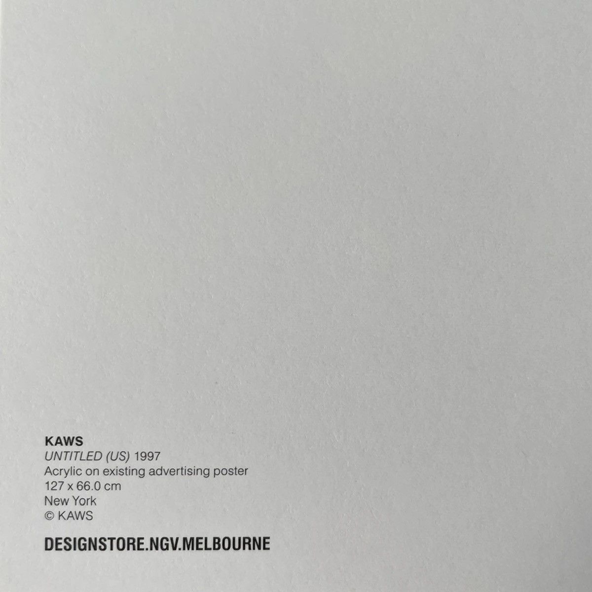 Kaws Kaws US Acrylic on Advertisement Poster Size ONE SIZE - 2 Thumbnail