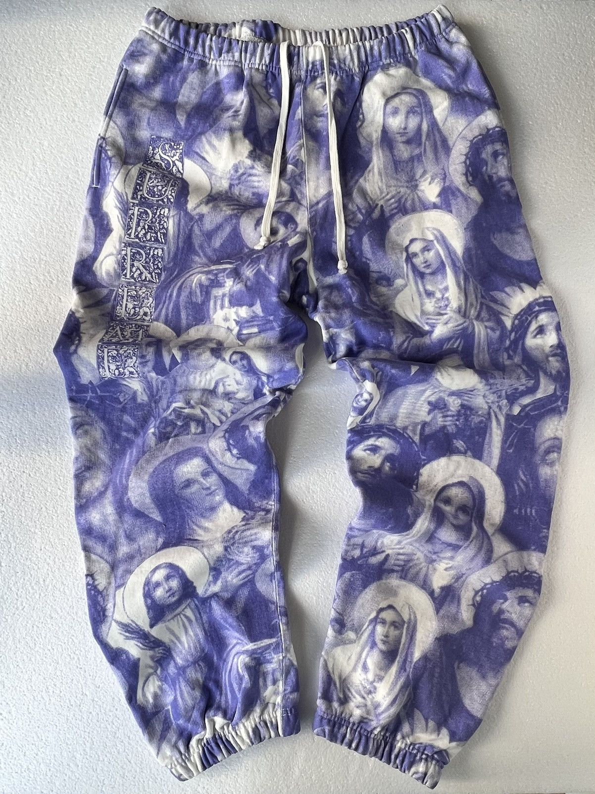 Supreme Jesus and Mary sweatpants | Grailed