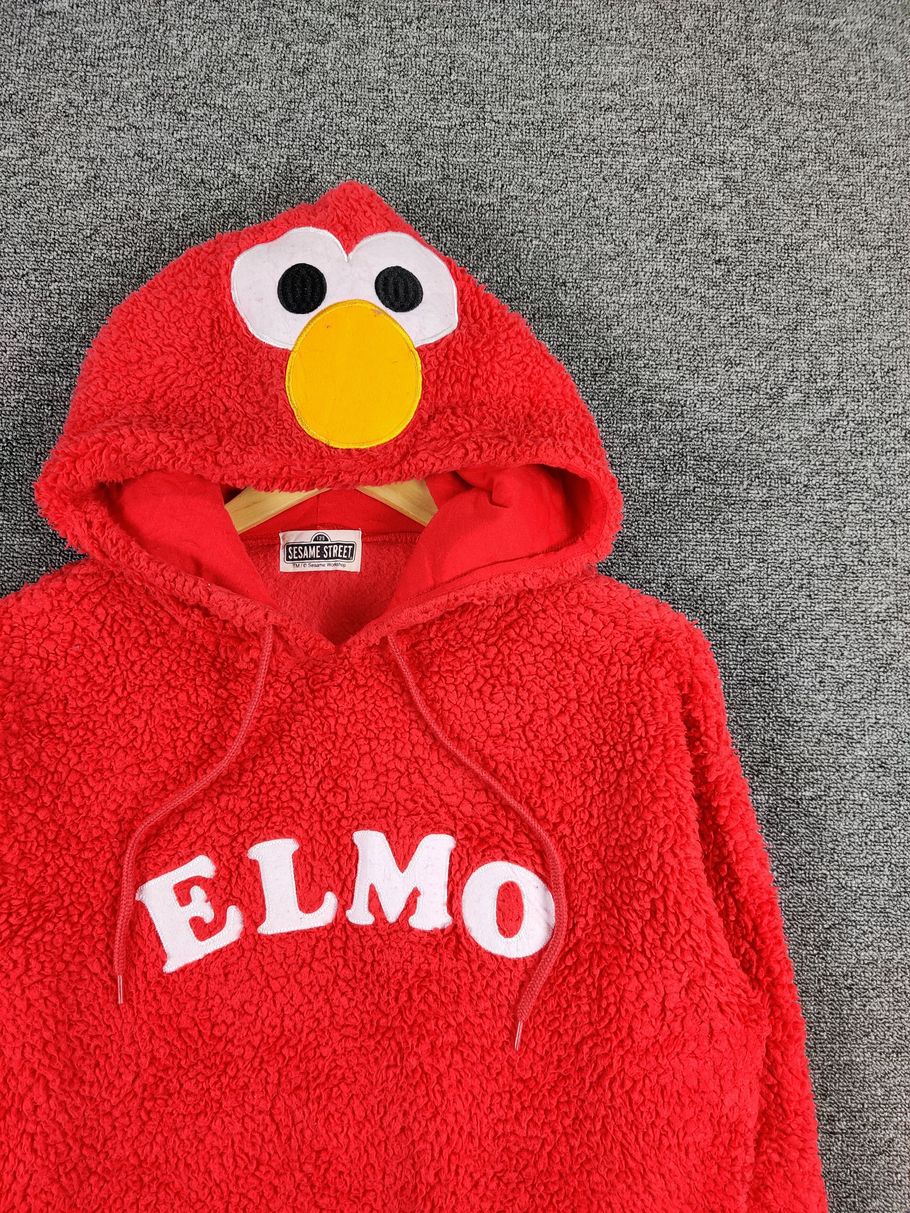 Cartoon Network Vintage Sesame Street Elmo Fleece Hoodie Pullover Size US M / EU 48-50 / 2 - 4 Thumbnail