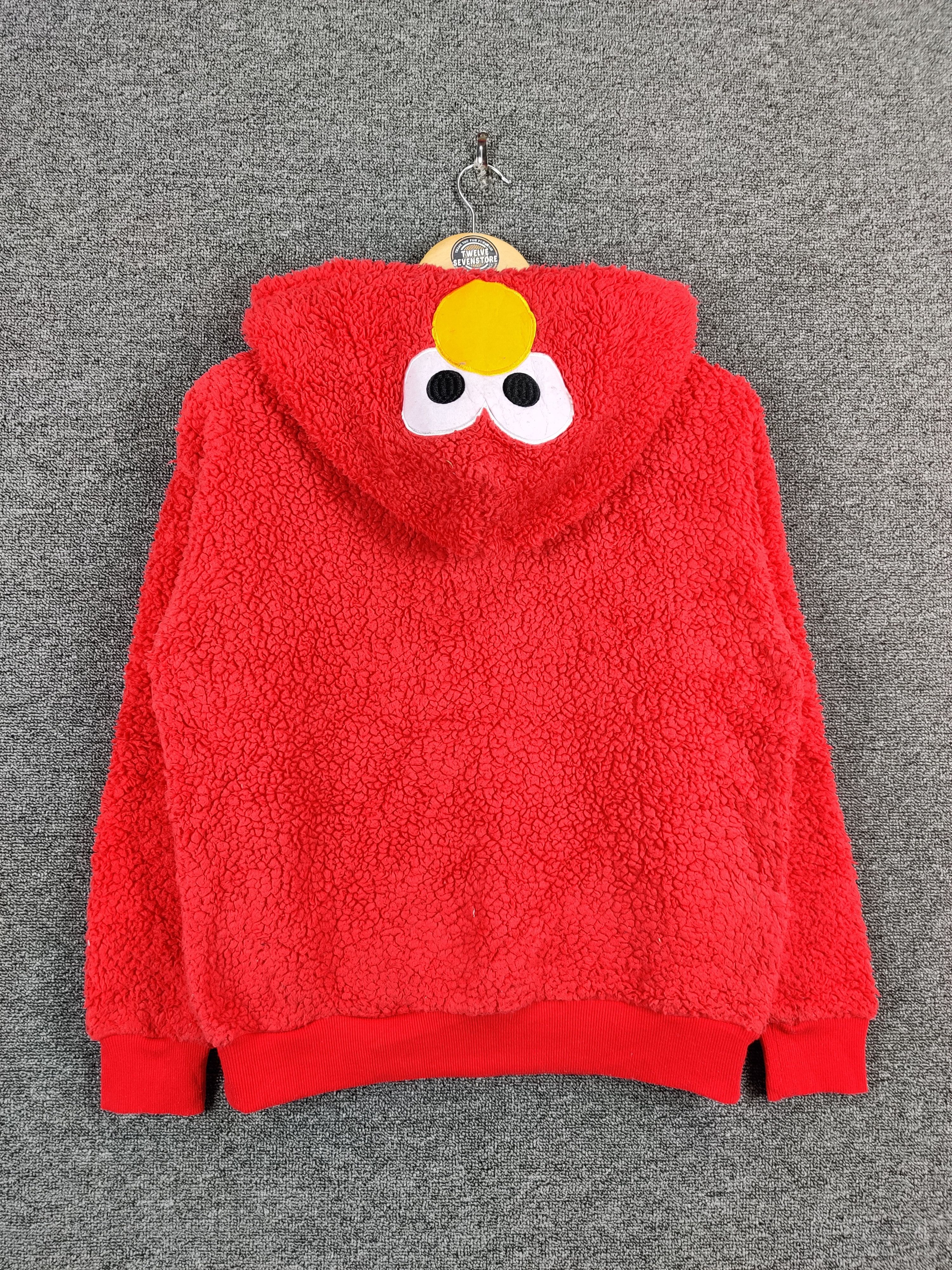 Cartoon Network Vintage Sesame Street Elmo Fleece Hoodie Pullover Size US M / EU 48-50 / 2 - 9 Thumbnail