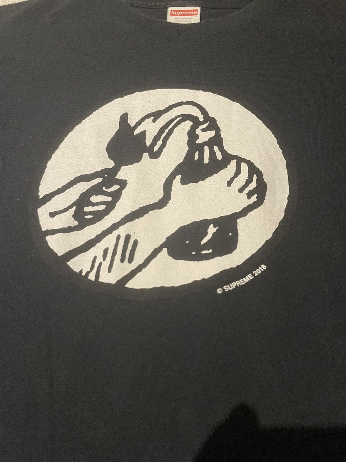 Supreme SS18 Supreme "Molotov" Graphic Black Tee Shirt Size US M / EU 48-50 / 2 - 3 Thumbnail