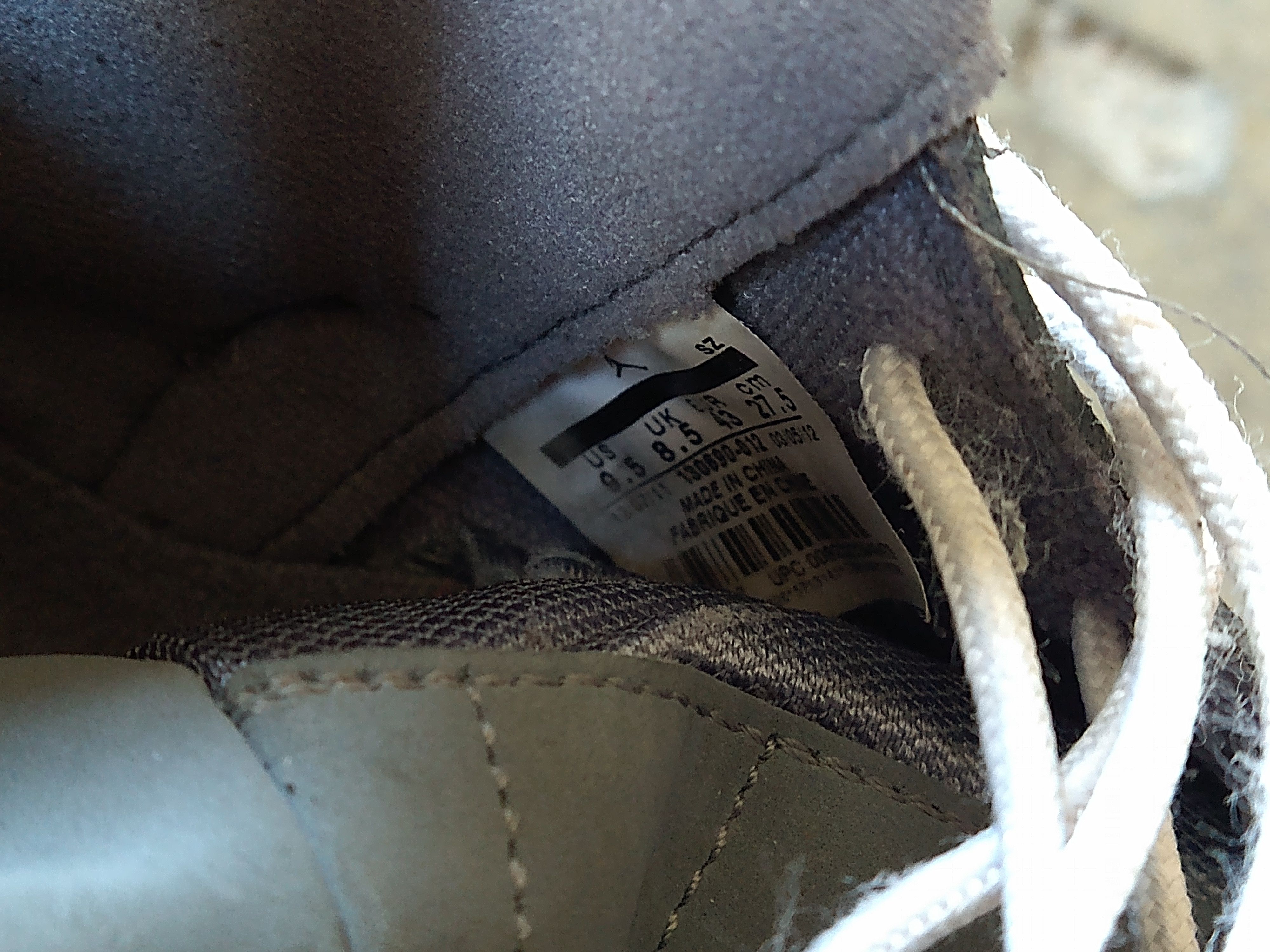 Jordan Brand Nike Air Jordan 12 Cool Gray Size 9.5 2012 130690-012 Size US 9.5 / EU 42-43 - 9 Thumbnail
