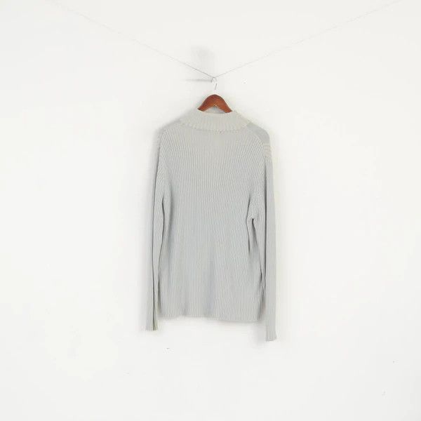 Chevignon Chevignon Men XXL Sweater Blue Cotton Zip Up 5710 Size US XXL / EU 58 / 5 - 7 Thumbnail