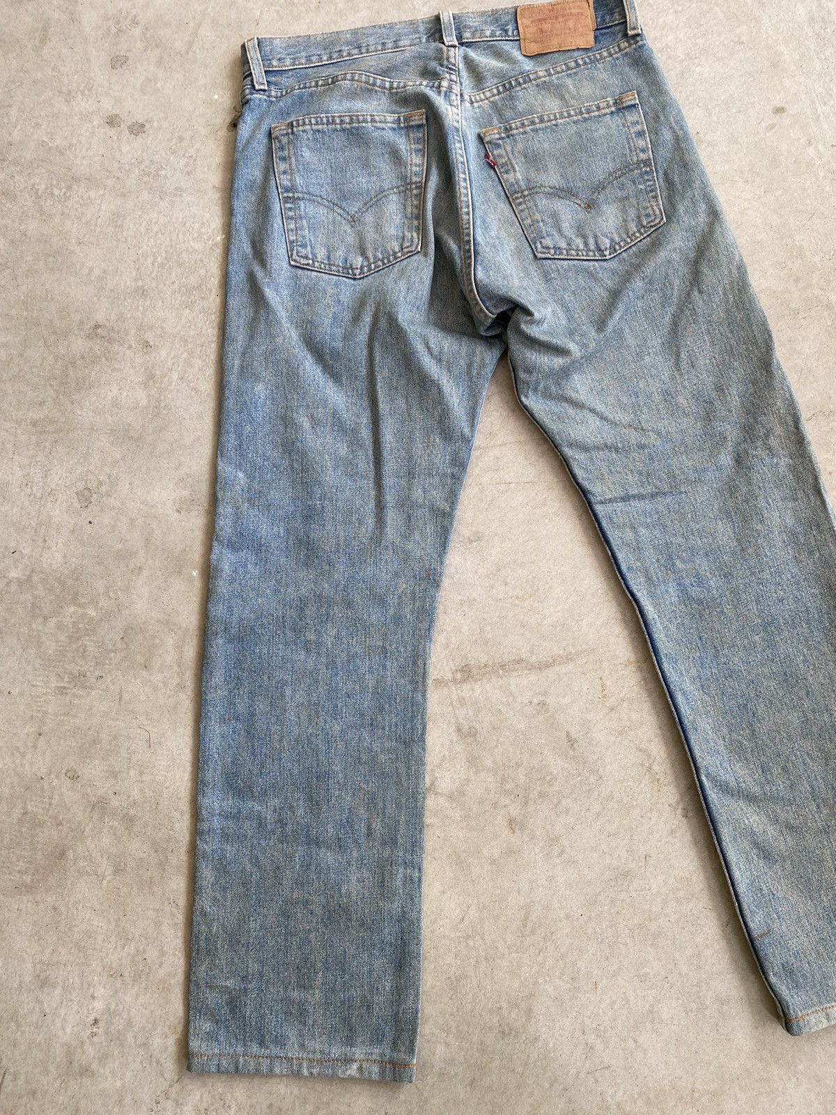 Levi's Vintage USA Levis 505-03 Distressed Jeans Size US 33 - 8 Thumbnail