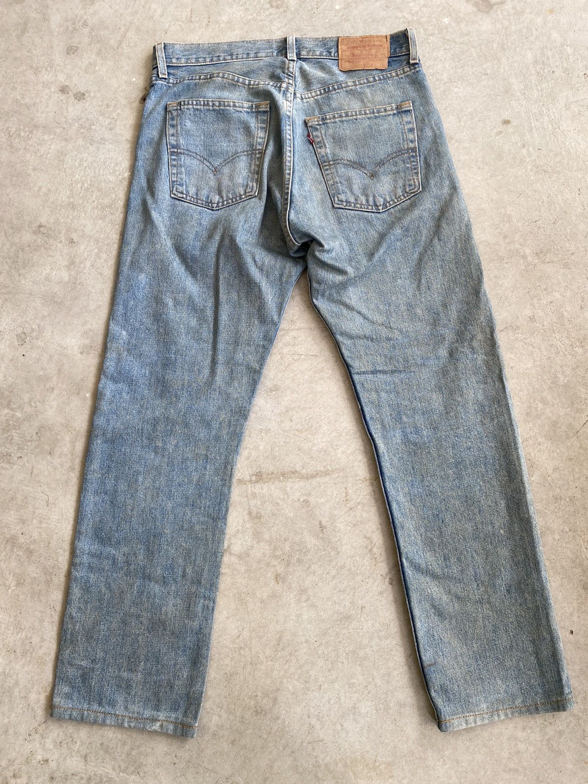 Levi's Vintage USA Levis 505-03 Distressed Jeans Size US 33 - 7 Thumbnail