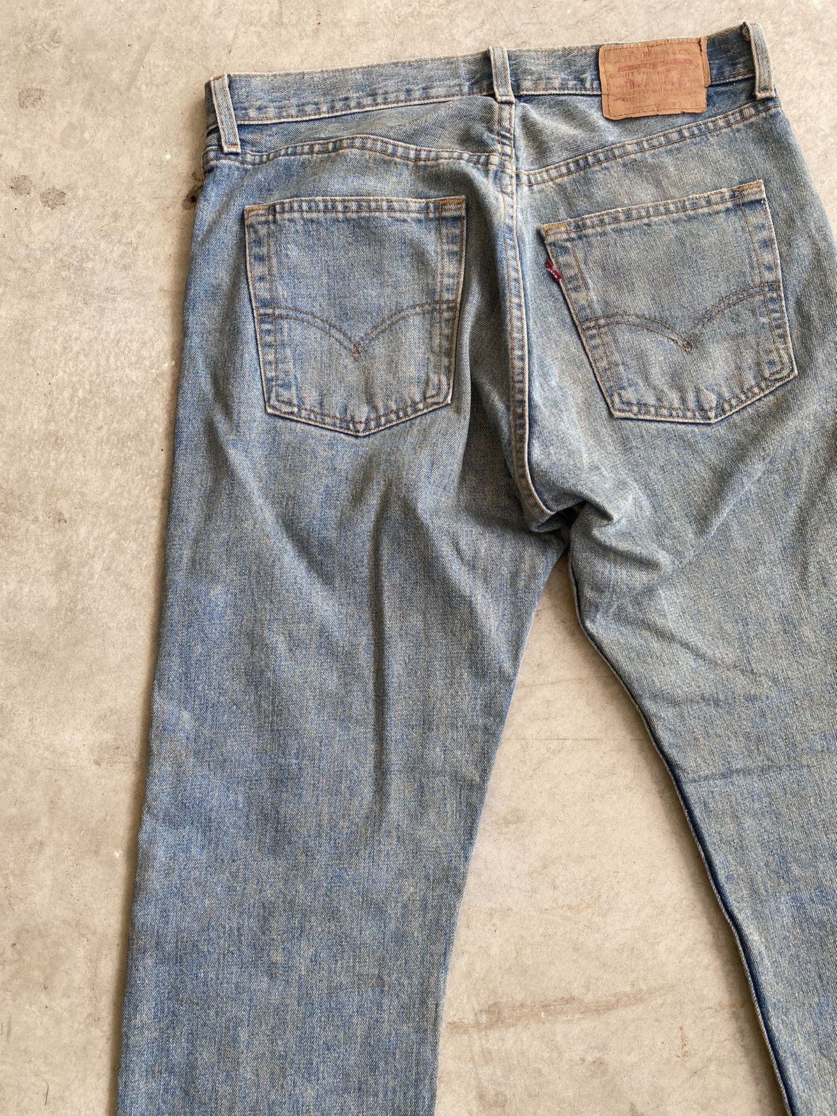 Levi's Vintage USA Levis 505-03 Distressed Jeans Size US 33 - 10 Thumbnail