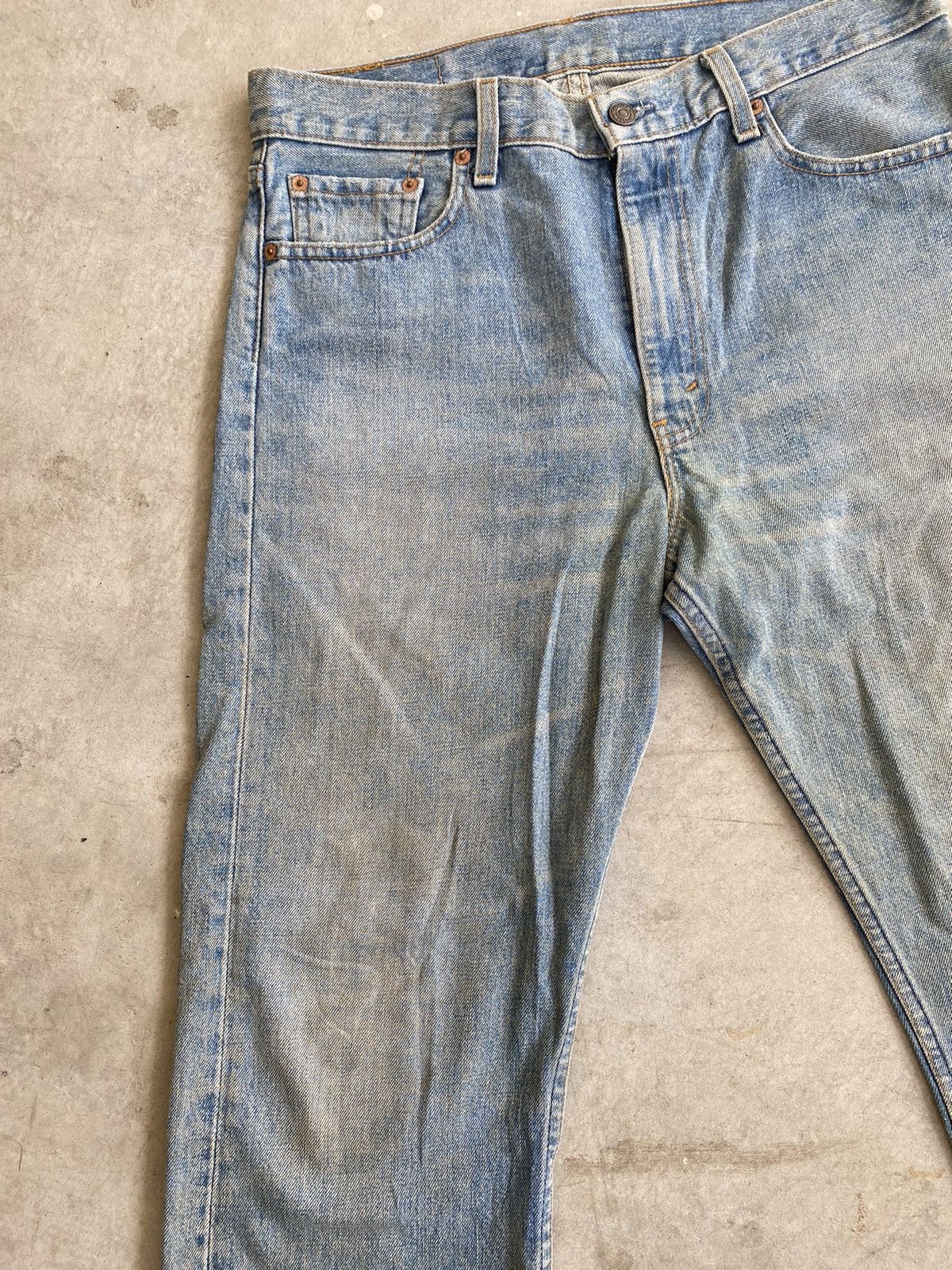 Levi's Vintage USA Levis 505-03 Distressed Jeans Size US 33 - 5 Thumbnail