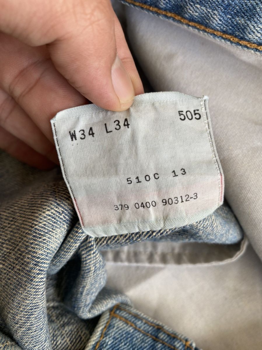 Levi's Vintage USA Levis 505-03 Distressed Jeans Size US 33 - 19 Thumbnail