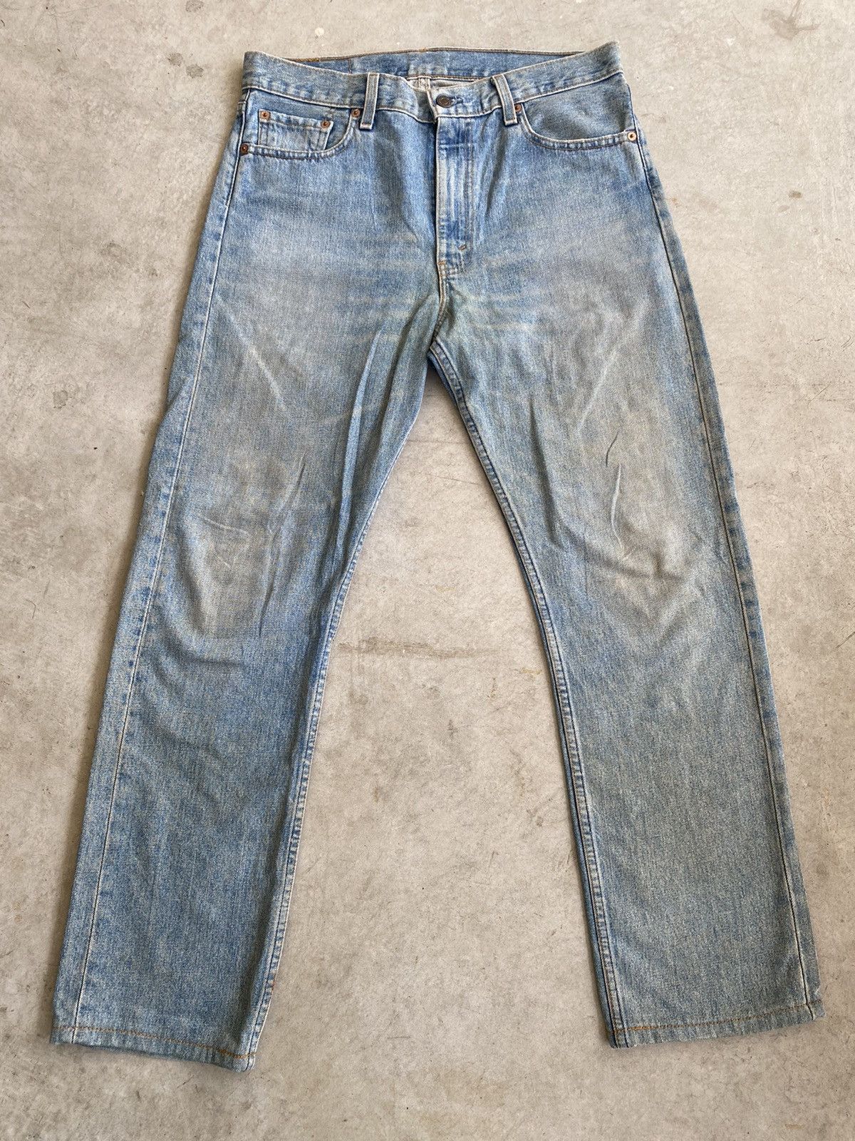 Levi's Vintage USA Levis 505-03 Distressed Jeans Size US 33 - 1 Thumbnail