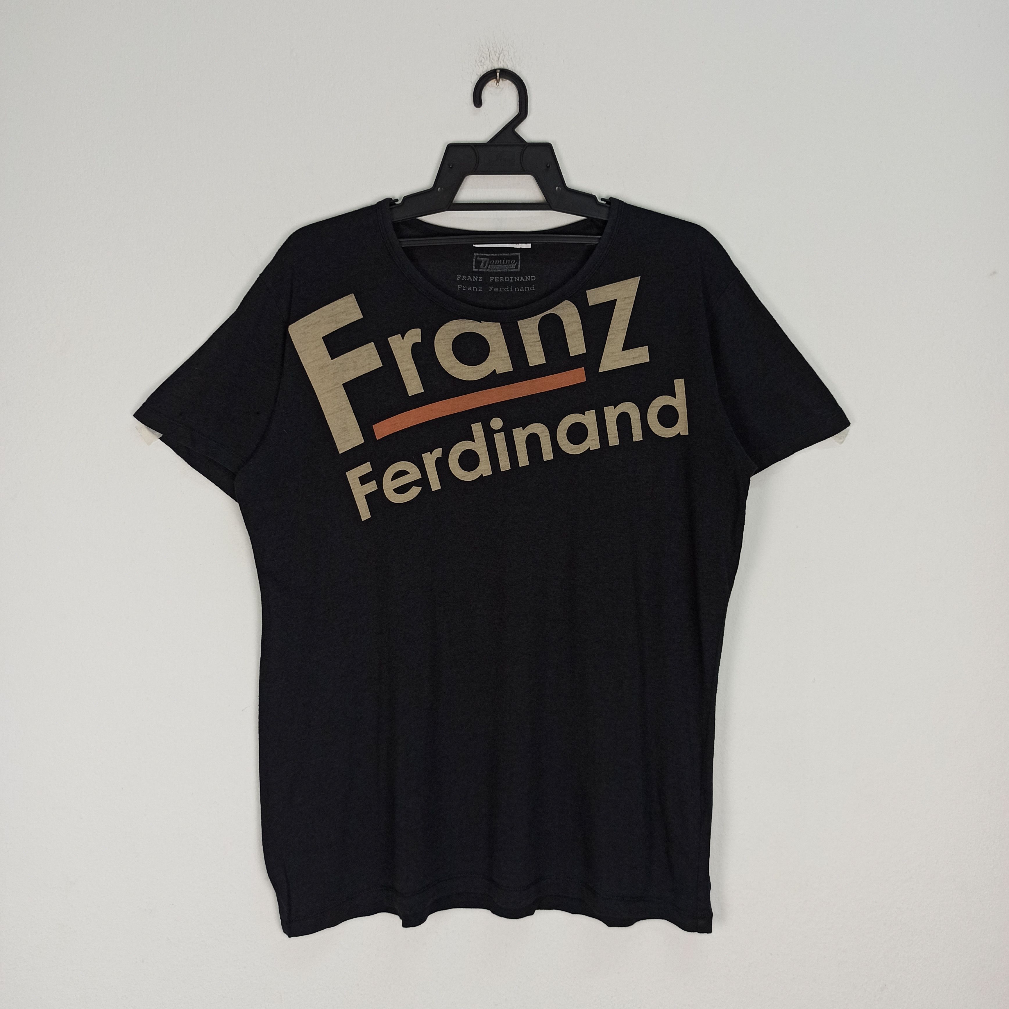 image of Franz Ferdinand Band X Uniqlo Promo Tshirt in Black, Men's (Size Large)