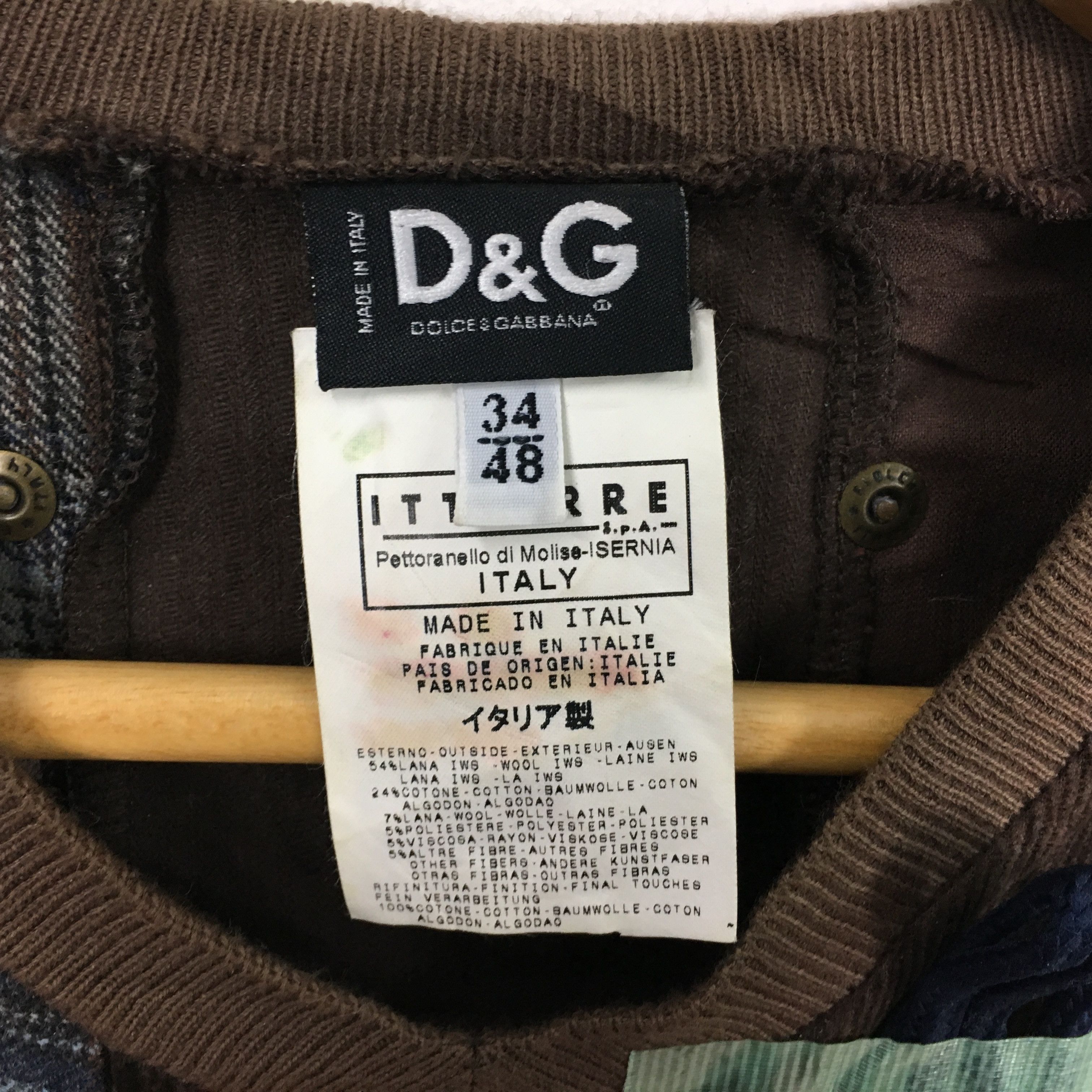 Dolce & Gabbana Vintage D&G DOLCE and GABBANA Vests V Neck Size US M / EU 48-50 / 2 - 4 Thumbnail