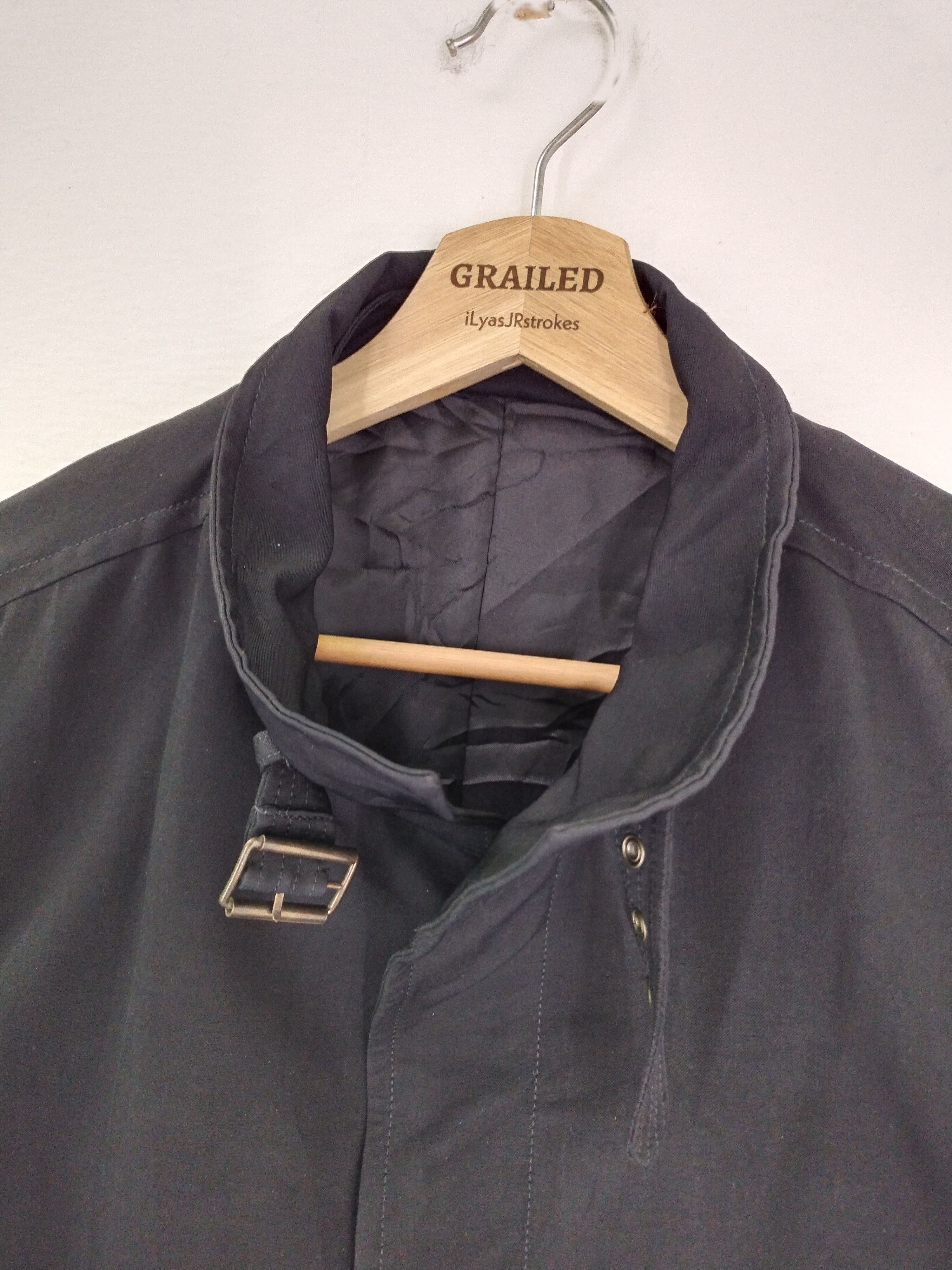 Hiroko Koshino Homme × Japanese Brand VINTAGE TRENCH COAT JACKET Size US M / EU 48-50 / 2 - 12 Thumbnail