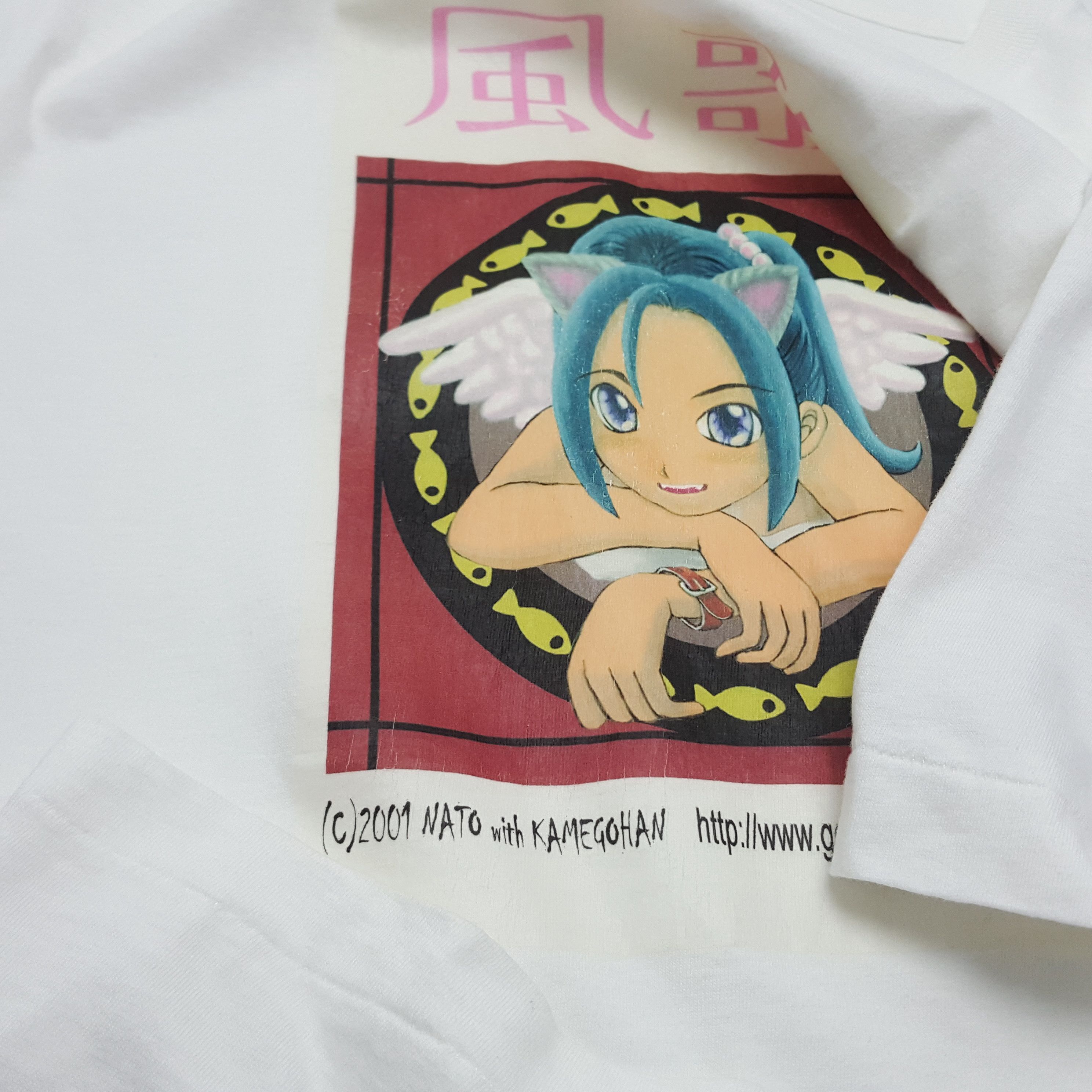 Band Tees × Cartoon Network × Vintage Vintage NATO with KAMEGOHAN Japanese anime manga t-shirt Size US M / EU 48-50 / 2 - 5 Thumbnail