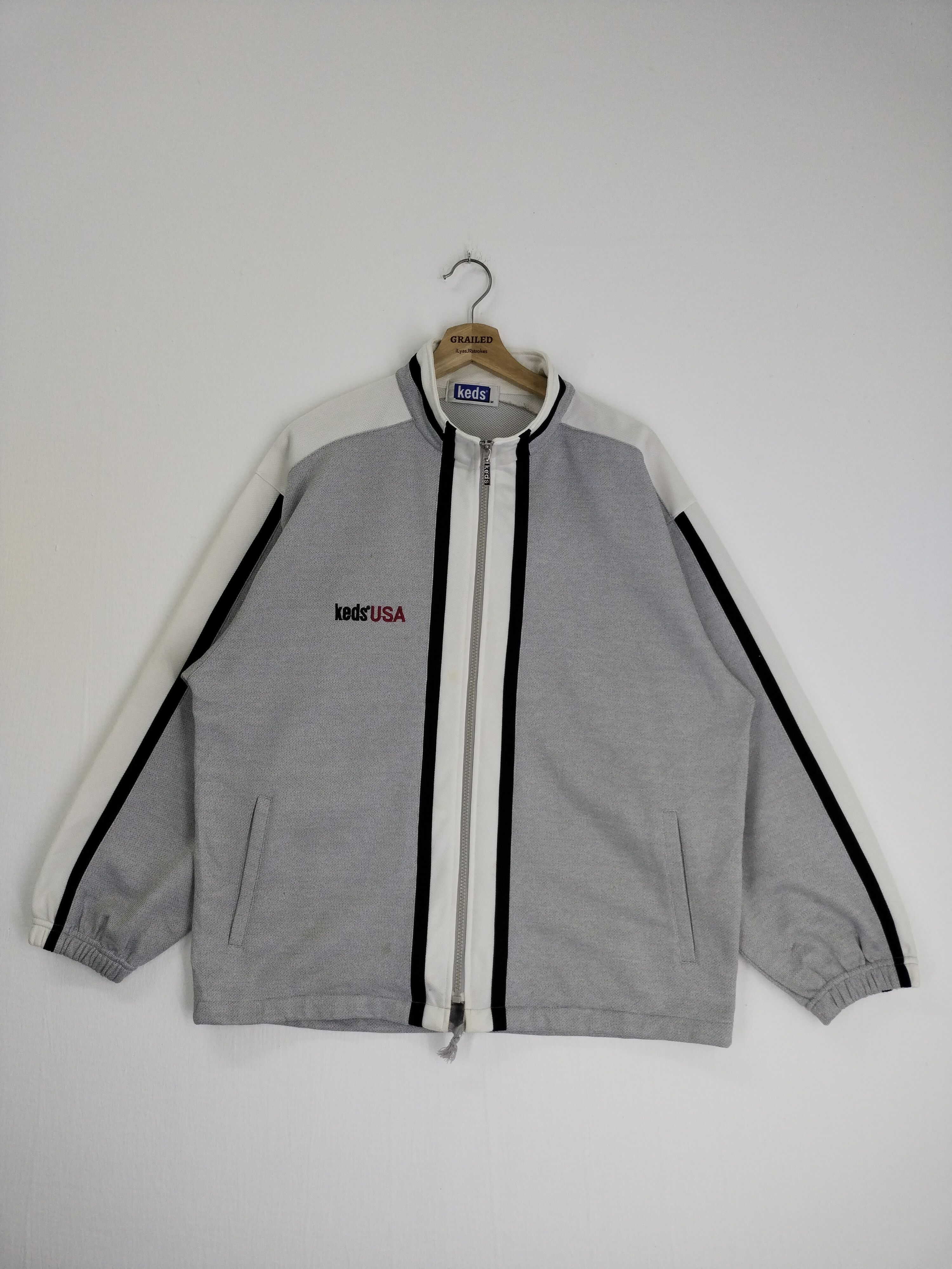 Keds × Pro-Keds VINTAGE KEDS USA SMALL LOGO SWEATER JACKET Size US M / EU 48-50 / 2 - 2 Thumbnail