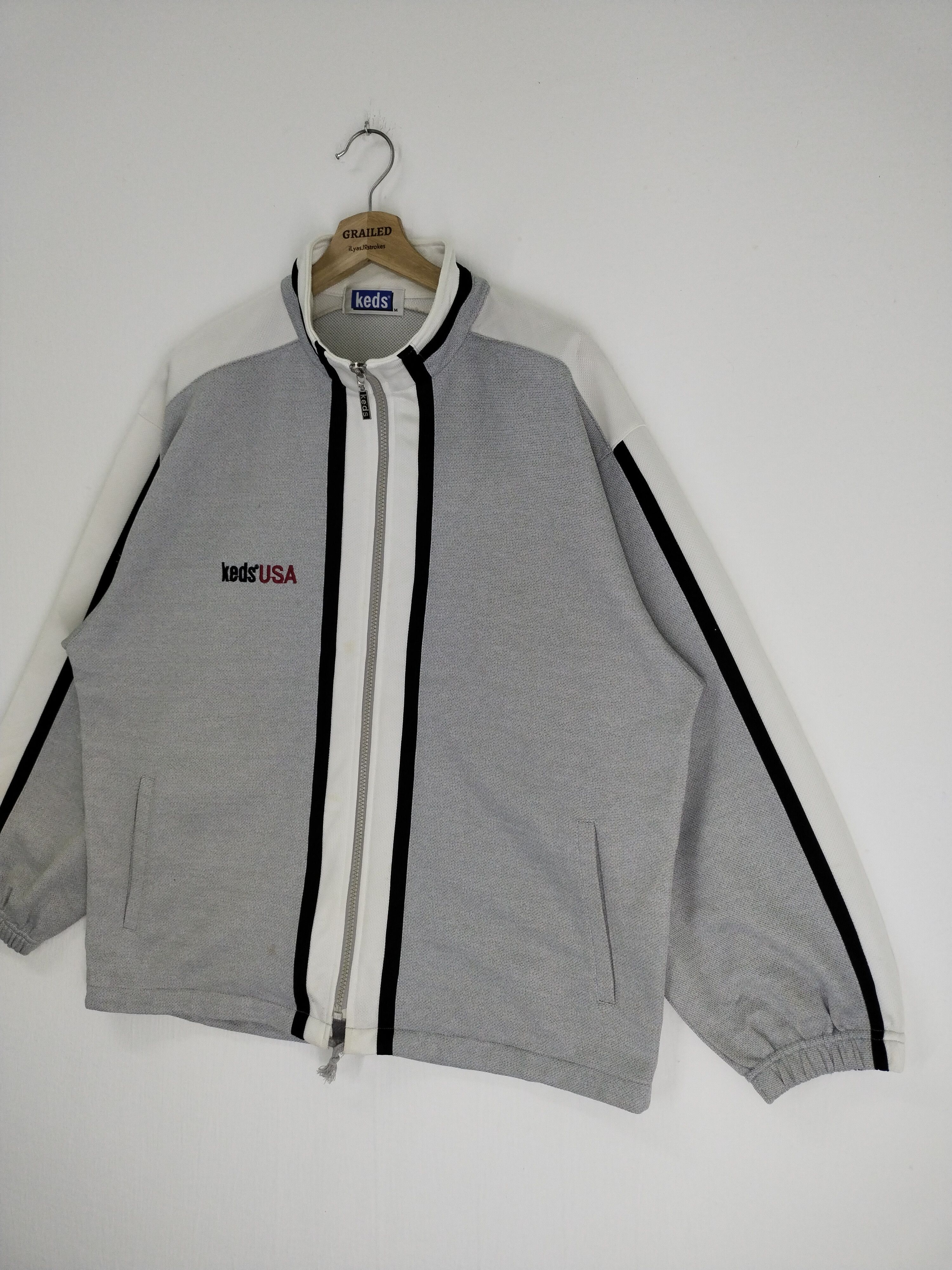 Keds × Pro-Keds VINTAGE KEDS USA SMALL LOGO SWEATER JACKET Size US M / EU 48-50 / 2 - 4 Thumbnail