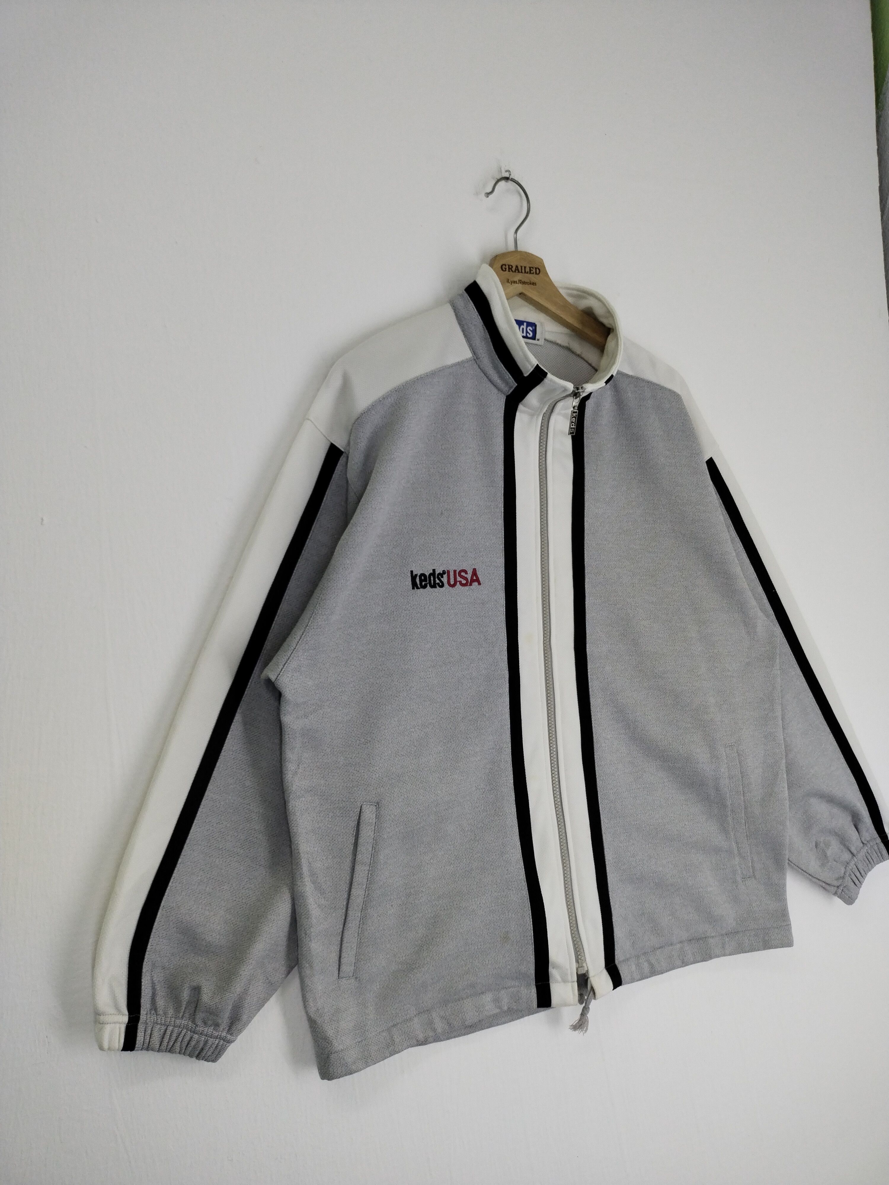 Keds × Pro-Keds VINTAGE KEDS USA SMALL LOGO SWEATER JACKET Size US M / EU 48-50 / 2 - 3 Thumbnail