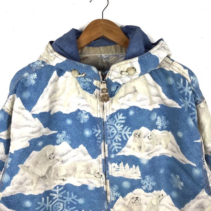 Ellesse Vintage 90s ELLESSE ICE FIELD Italy Husky Dog Blue Jacket Size US L / EU 52-54 / 3 - 2 Thumbnail