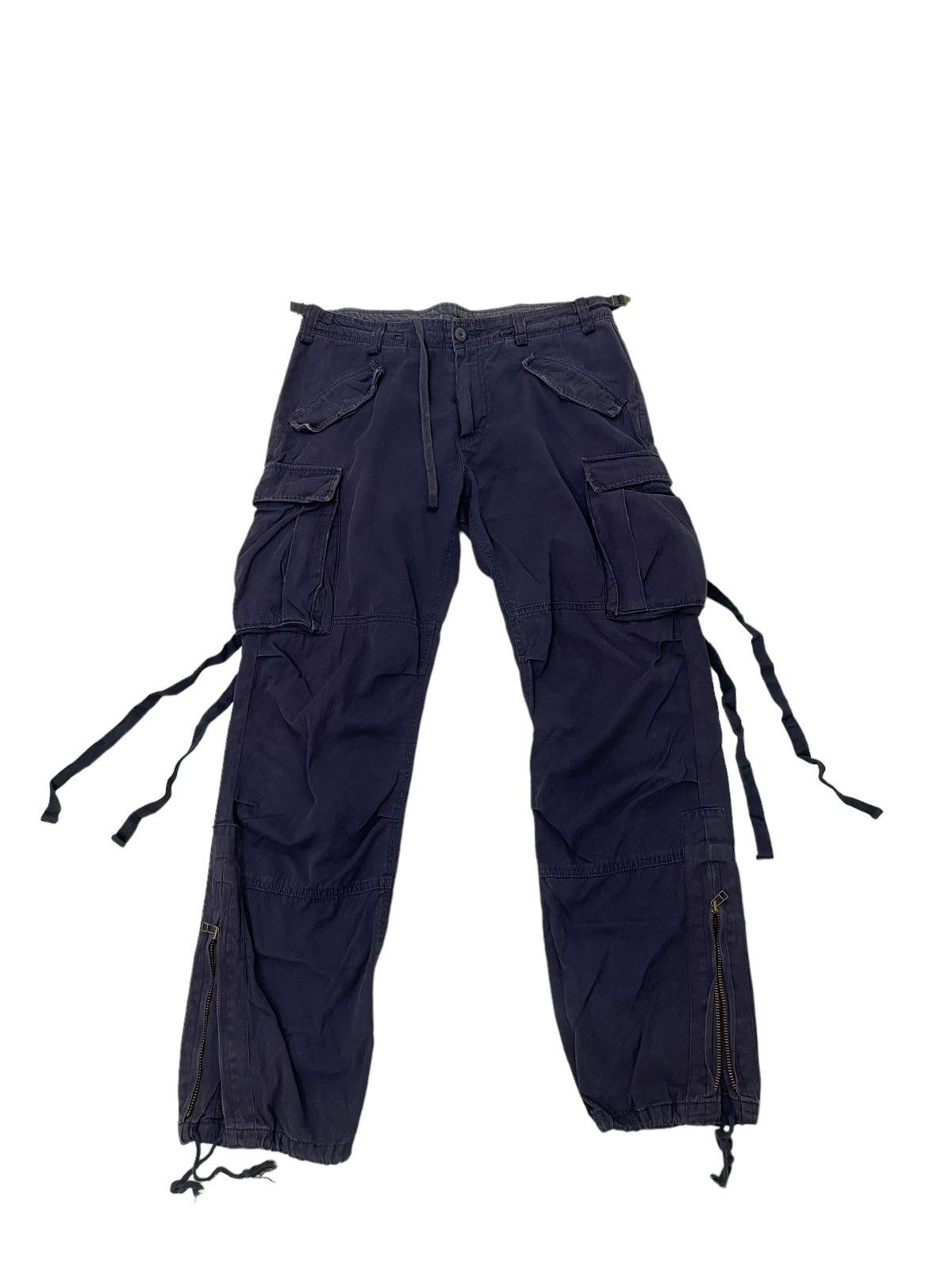 Japanese Brand Japan Brand Royal Blue Cargo Pant Regular 3🟦7 Size US 34 / EU 50 - 2 Thumbnail