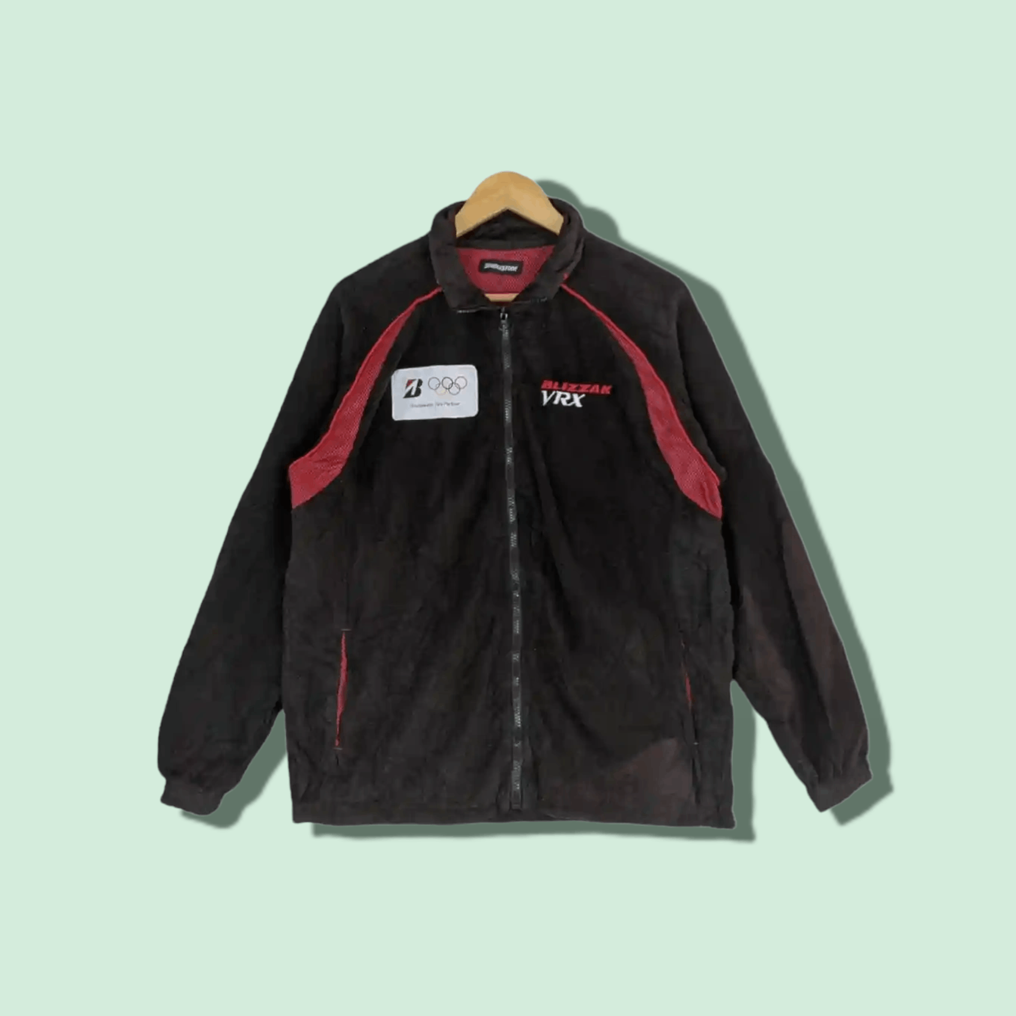Japanese Brand 90's BRIDGESTONE Fleece Jacket Size US L / EU 52-54 / 3 - 1 Thumbnail