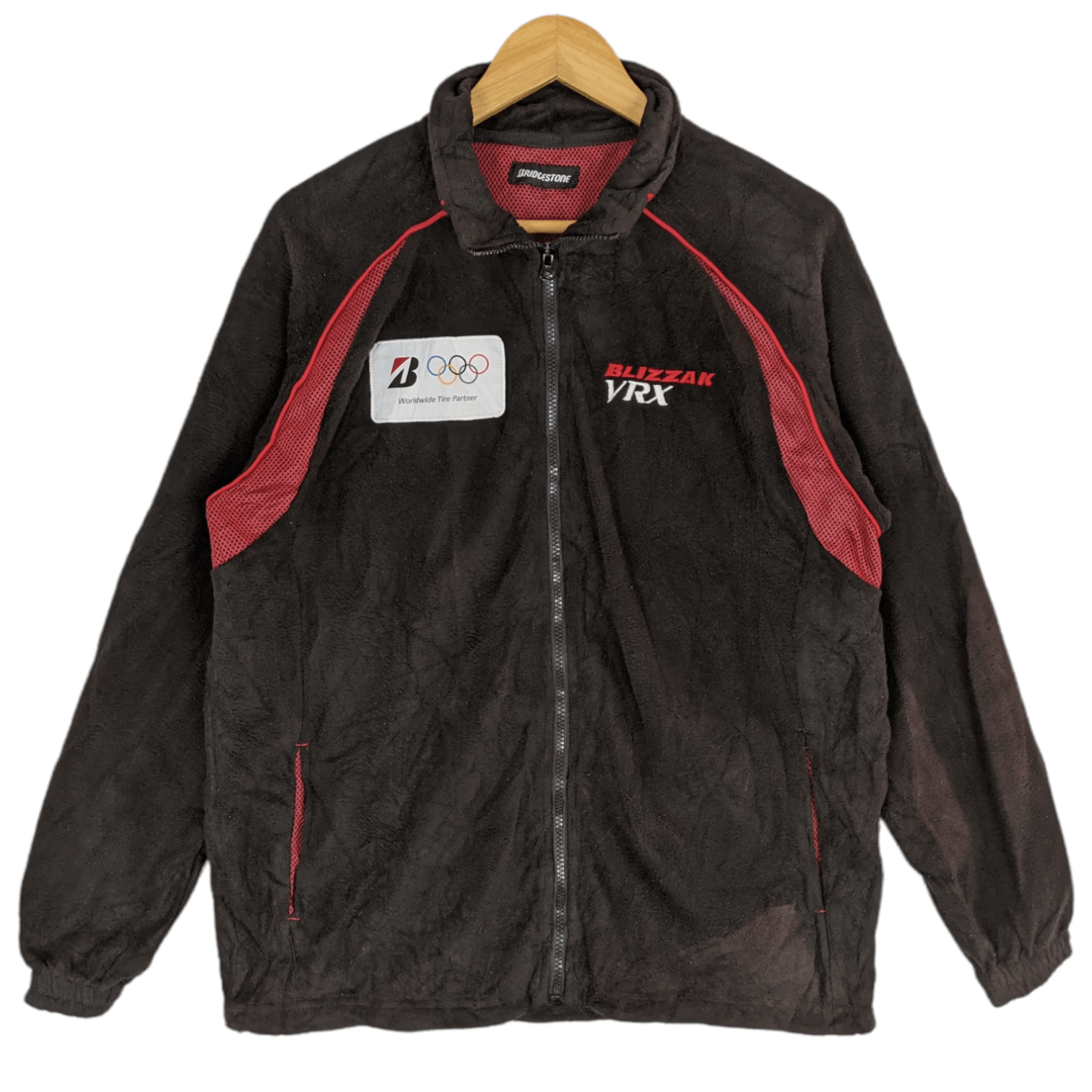 Japanese Brand 90's BRIDGESTONE Fleece Jacket Size US L / EU 52-54 / 3 - 2 Thumbnail