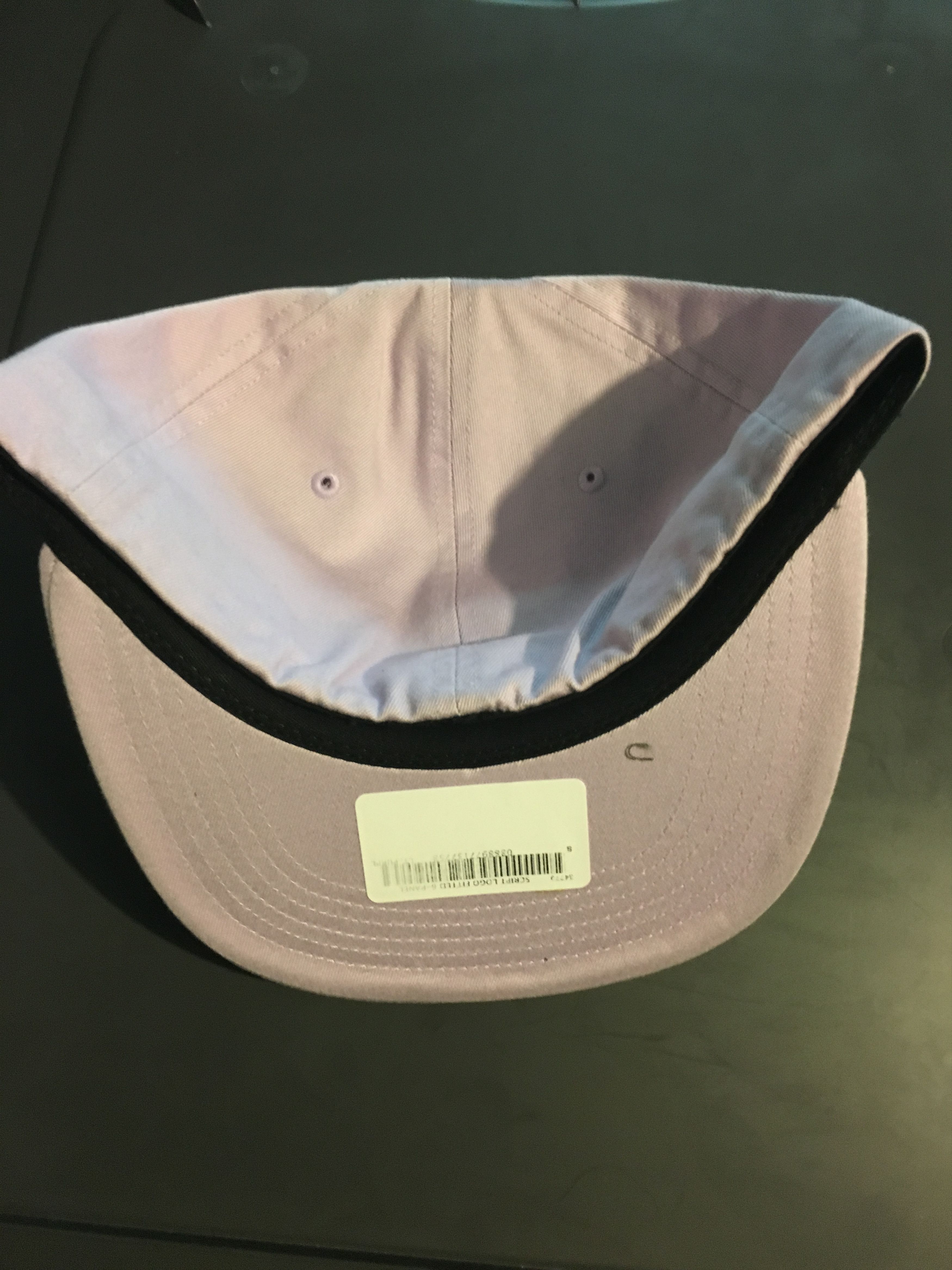 Supreme Supreme Script Logo Fitted 6 Panel Light Purple S Size ONE SIZE - 2 Thumbnail
