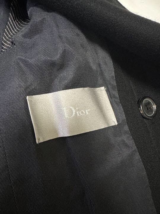 Dior × Hedi Slimane 2006AW Dior Homme Cashmere Wool Pea Coat Size US S / EU 44-46 / 1 - 3 Thumbnail