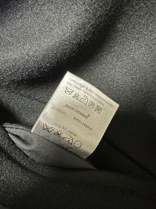 Dior × Hedi Slimane 2006AW Dior Homme Cashmere Wool Pea Coat Size US S / EU 44-46 / 1 - 5 Thumbnail