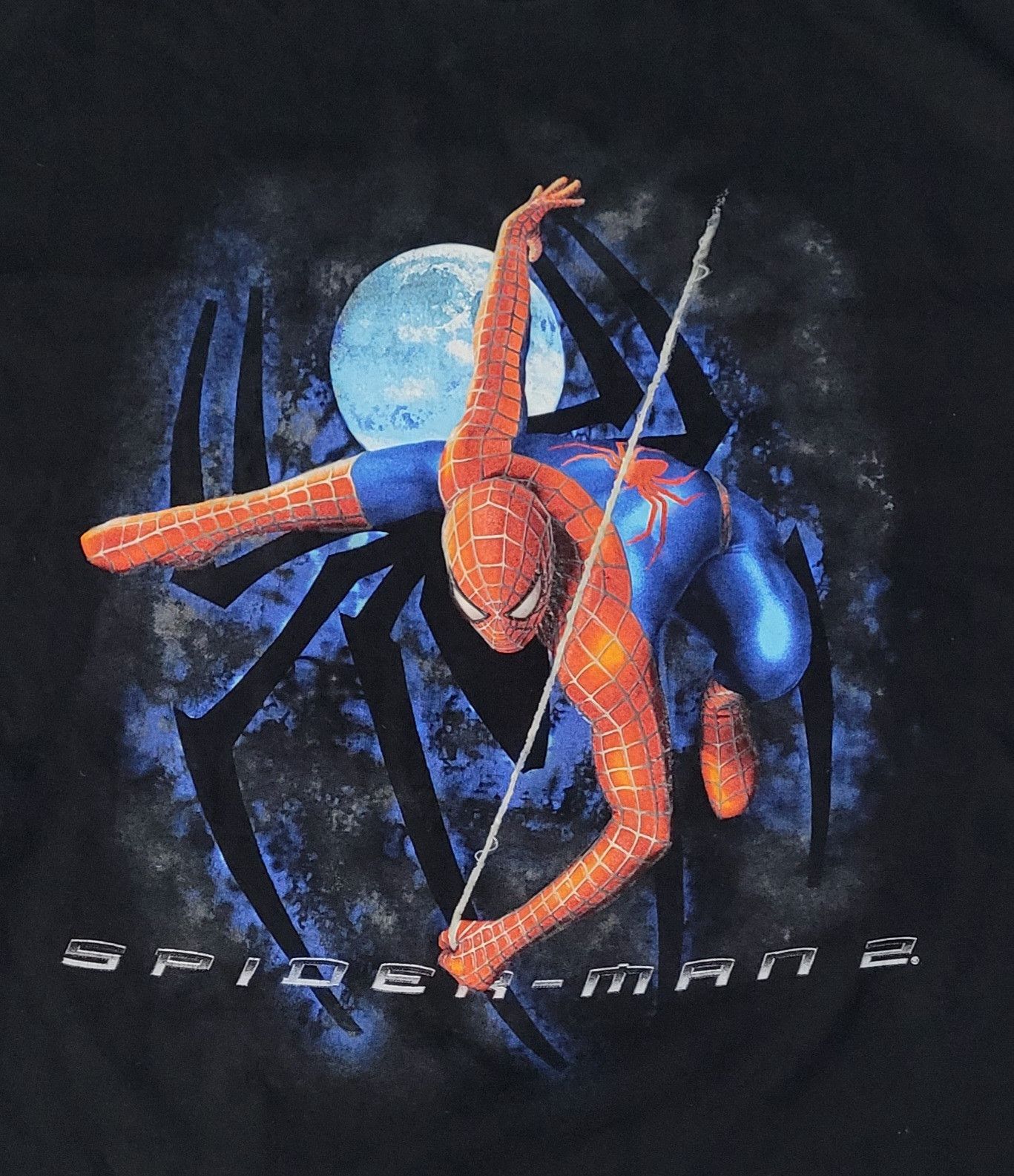 Vintage Vintage Spiderman 2 Movie Promo Marvel Black T-Shirt Venom Size US XL / EU 56 / 4 - 2 Thumbnail
