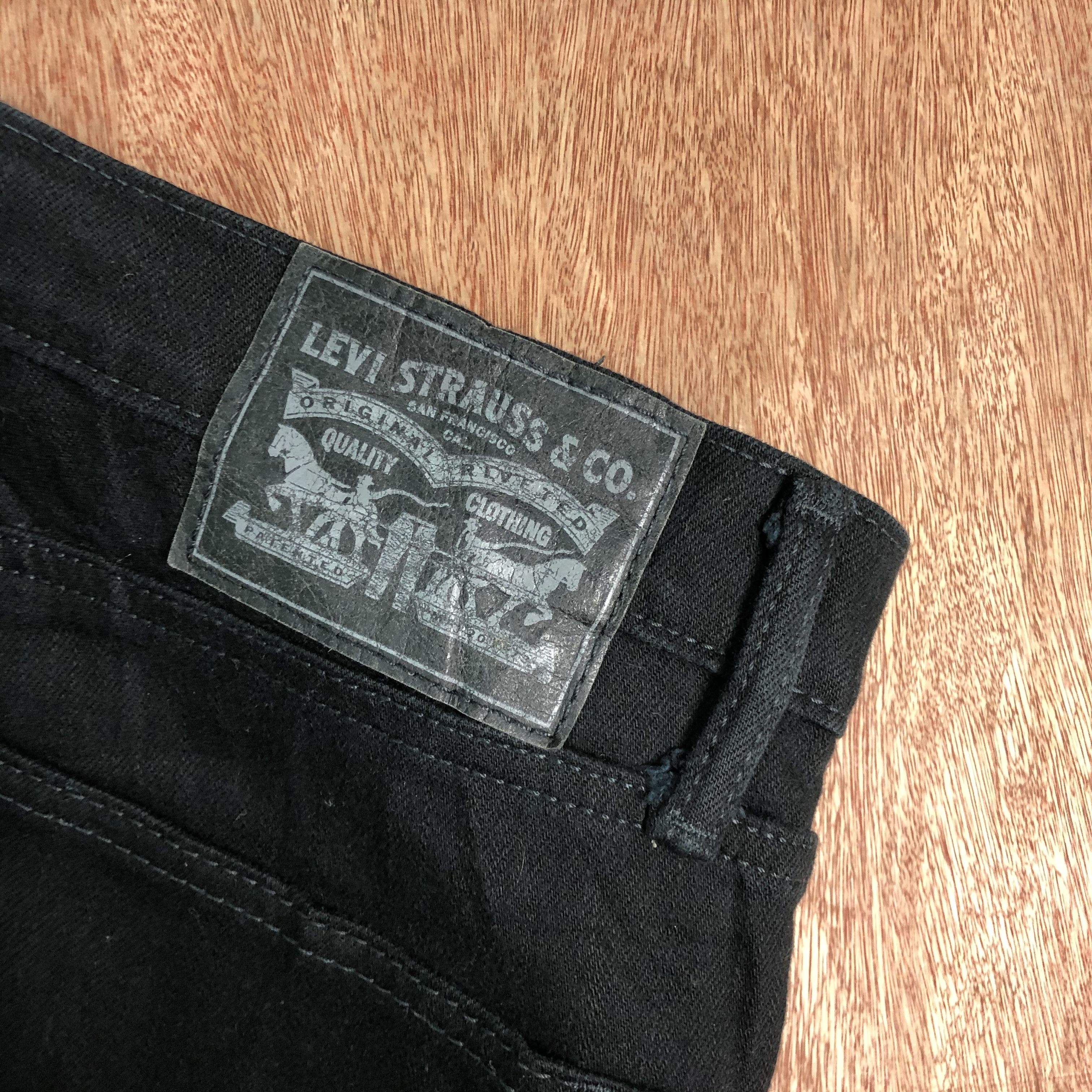 Levi's DLL Levi's Strauss Black Denim Pants #c087 Size US 36 / EU 52 - 10 Thumbnail