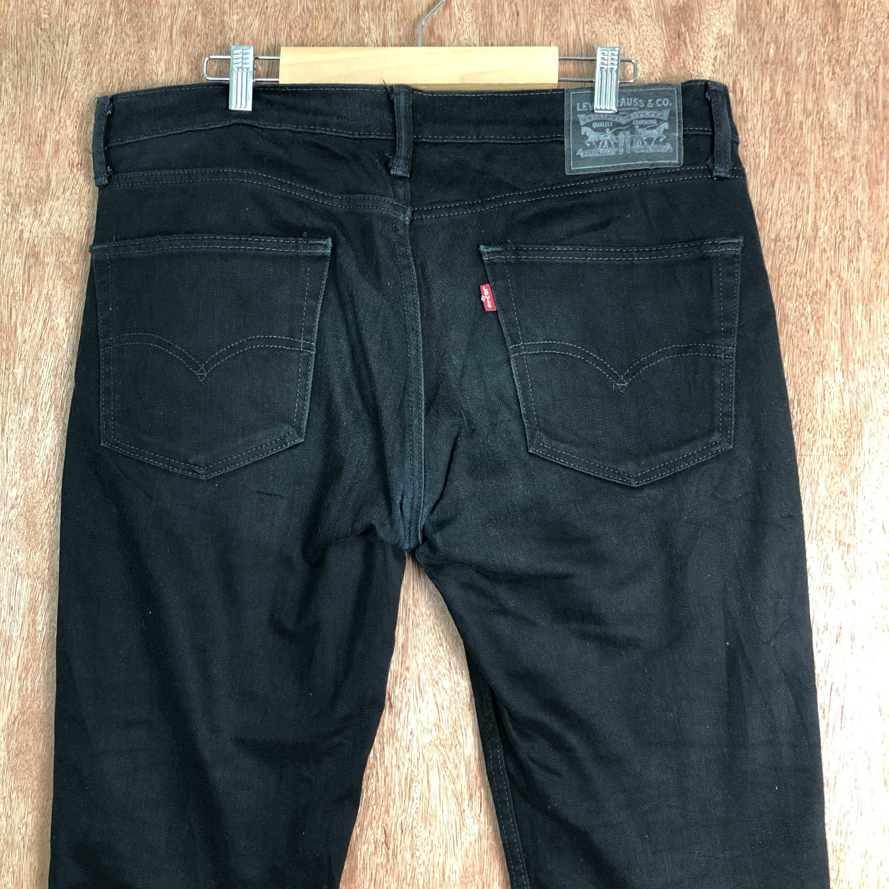Levi's DLL Levi's Strauss Black Denim Pants #c087 Size US 36 / EU 52 - 7 Thumbnail