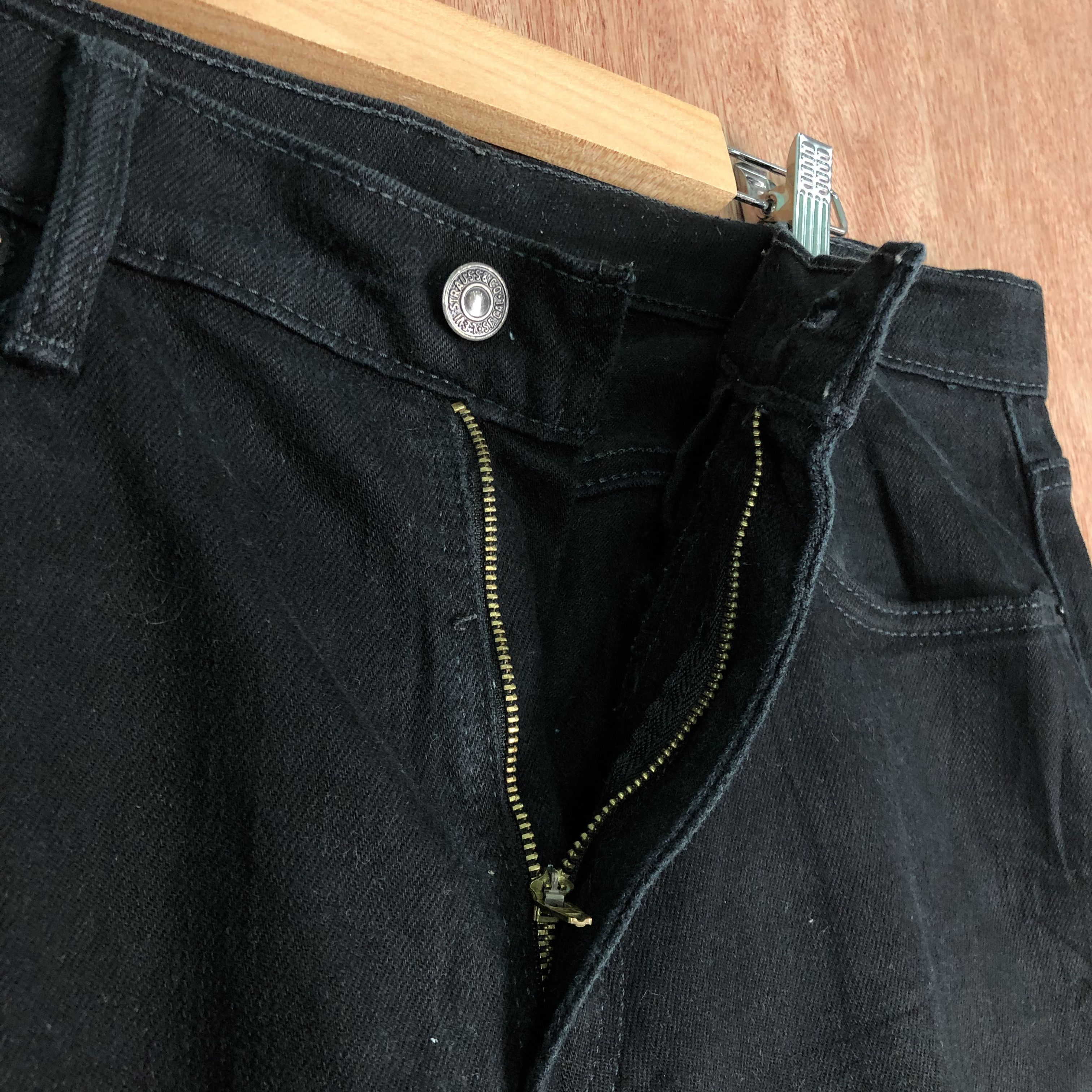Levi's DLL Levi's Strauss Black Denim Pants #c087 Size US 36 / EU 52 - 5 Thumbnail