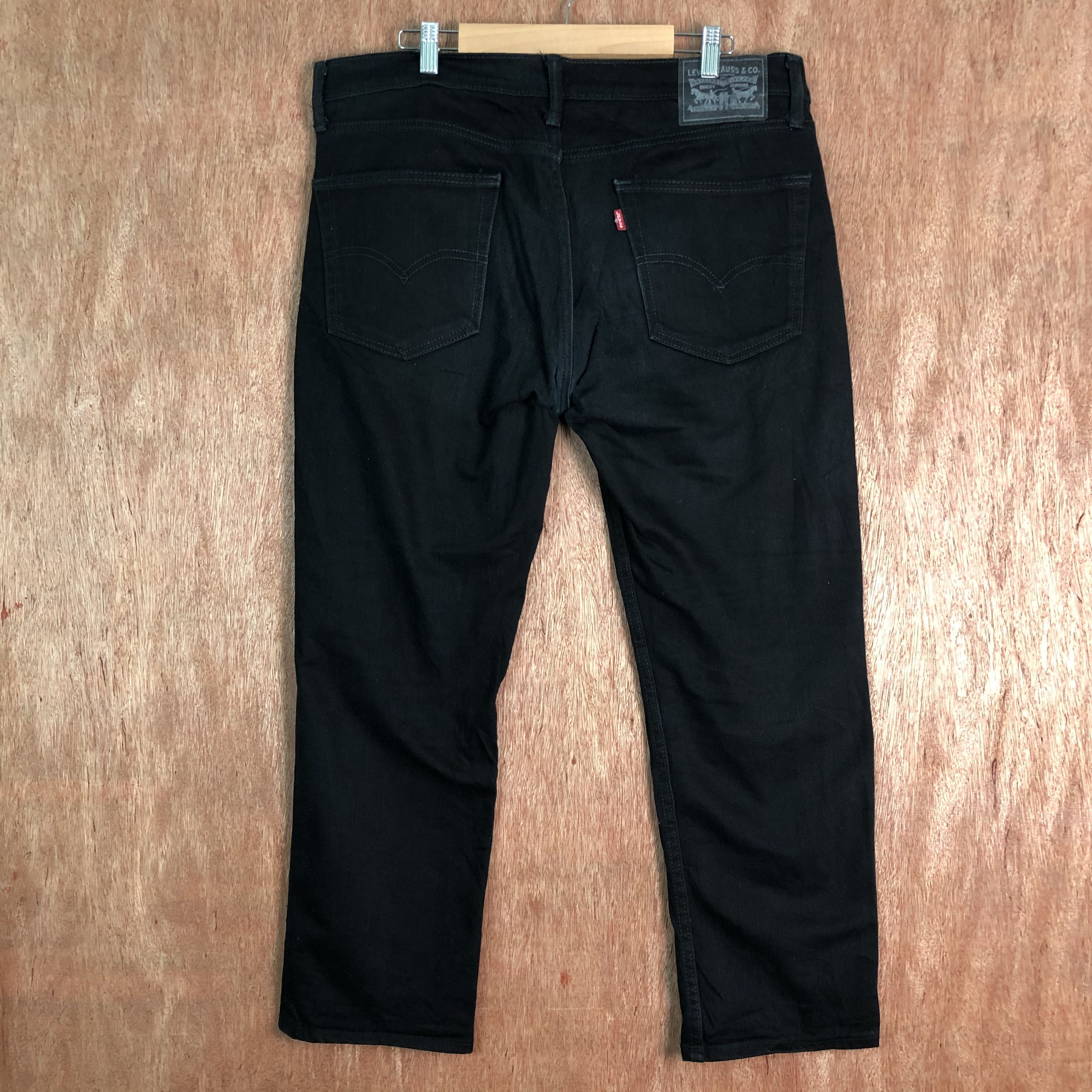 Levi's DLL Levi's Strauss Black Denim Pants #c087 Size US 36 / EU 52 - 6 Thumbnail