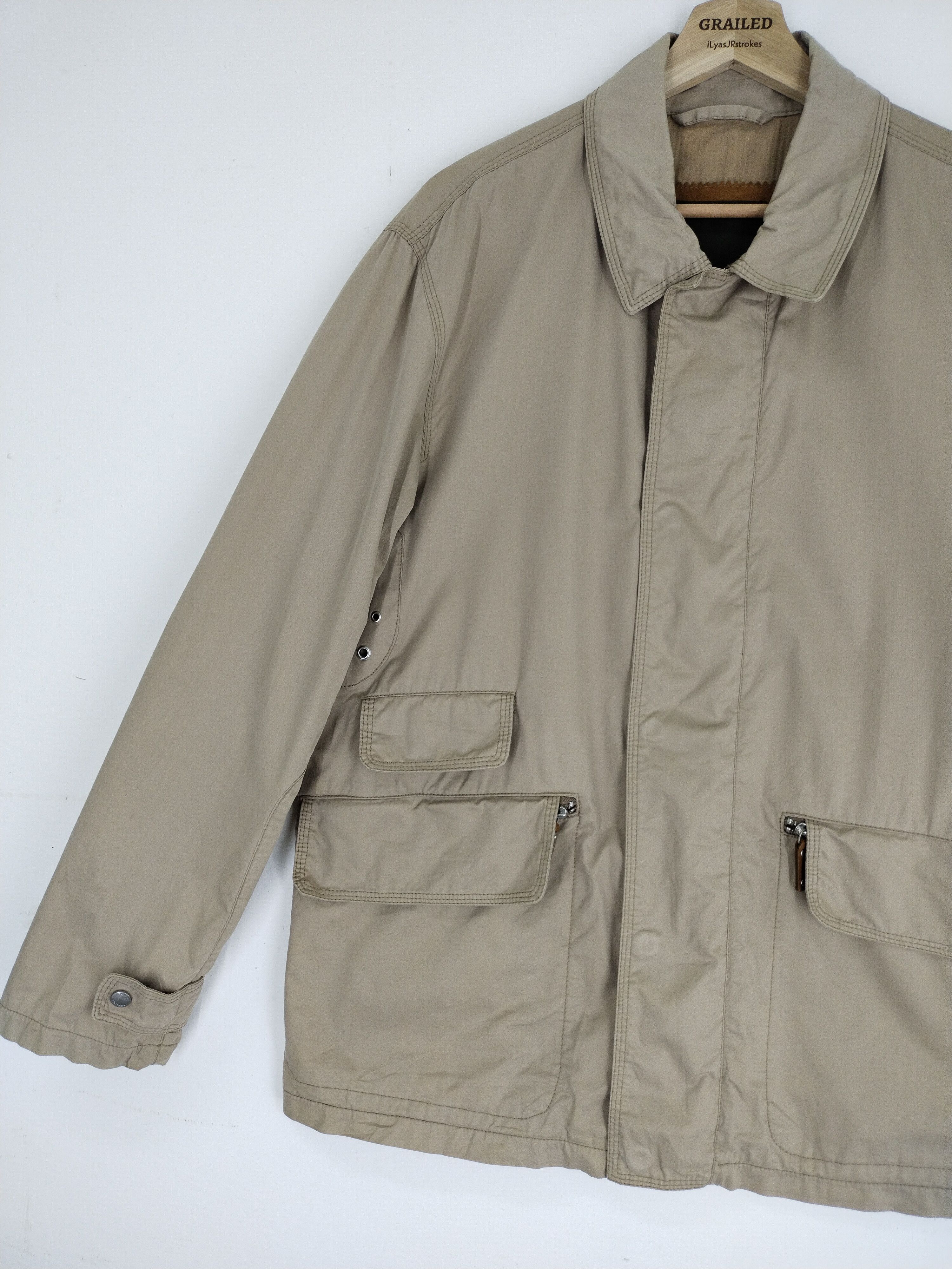14th Addiction × Henry Cotton's Vintage 80s Henry Cottons Herringbone French Jacket Size US L / EU 52-54 / 3 - 3 Thumbnail