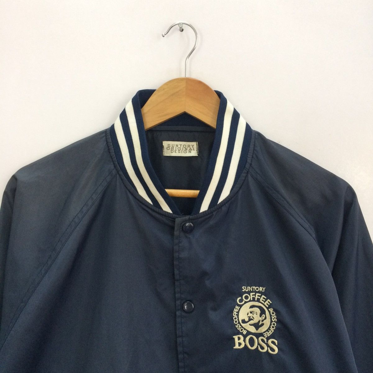 Japanese Brand Suntory Coffee Boss bomber windbreaker Jacket Size US M / EU 48-50 / 2 - 2 Thumbnail