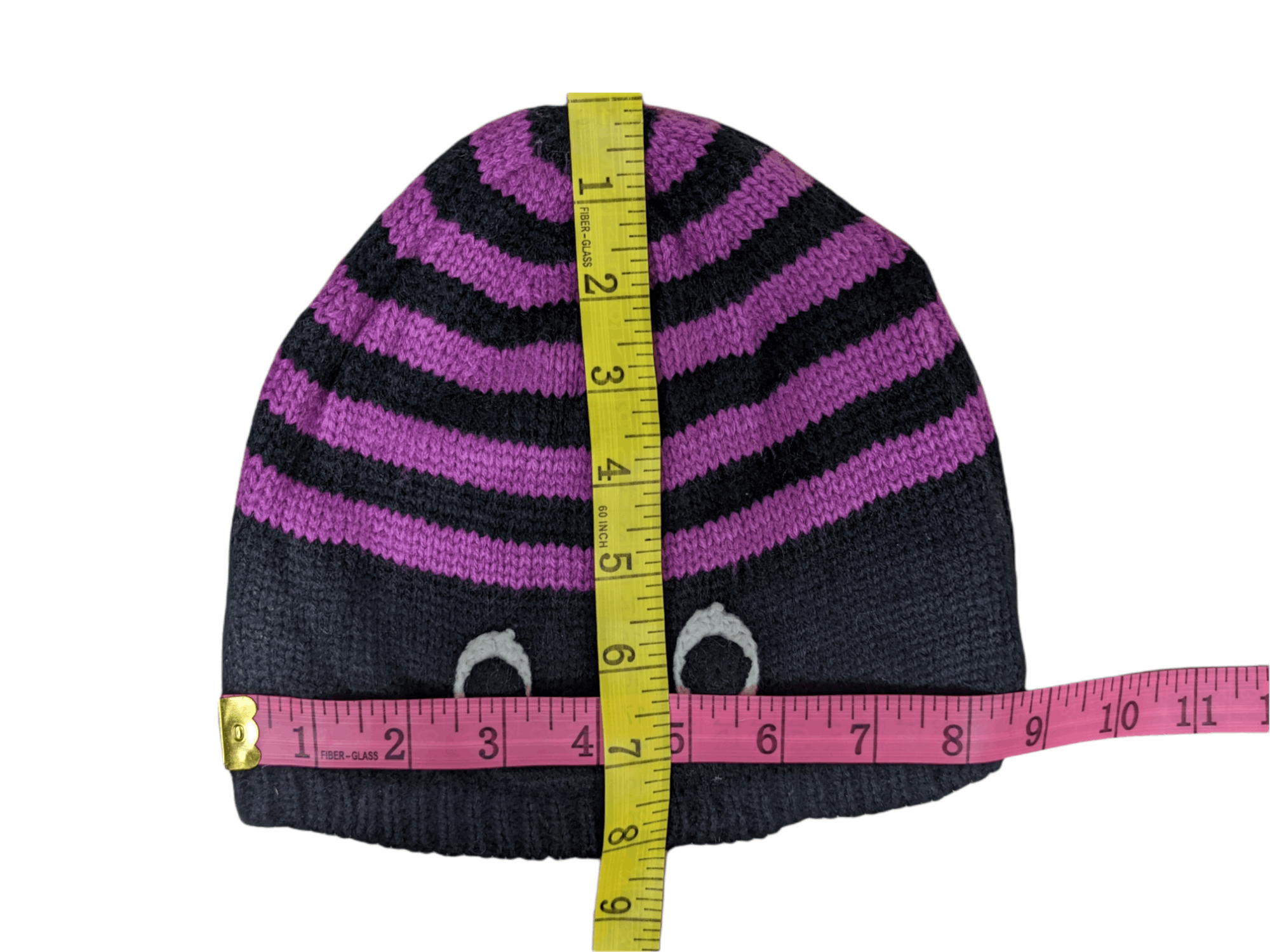 Japanese Brand Vintage 90s Zebra Japan Stripes Beanie Hat Cap Snowcap Size ONE SIZE - 4 Thumbnail
