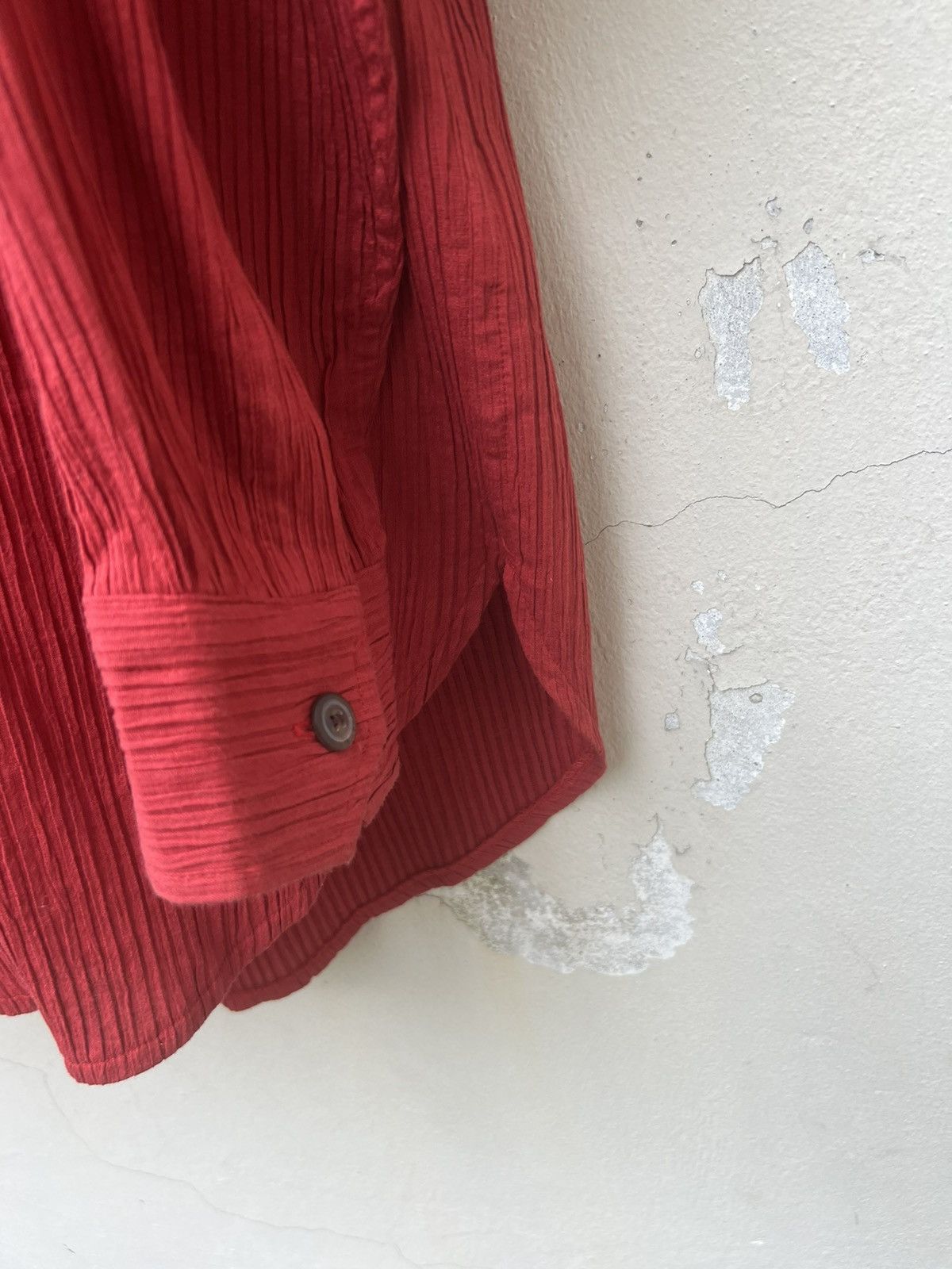 Issey Miyake Vintage Issey Miyake Men Oversized Pleated Button Shirt Size US XL / EU 56 / 4 - 8 Thumbnail