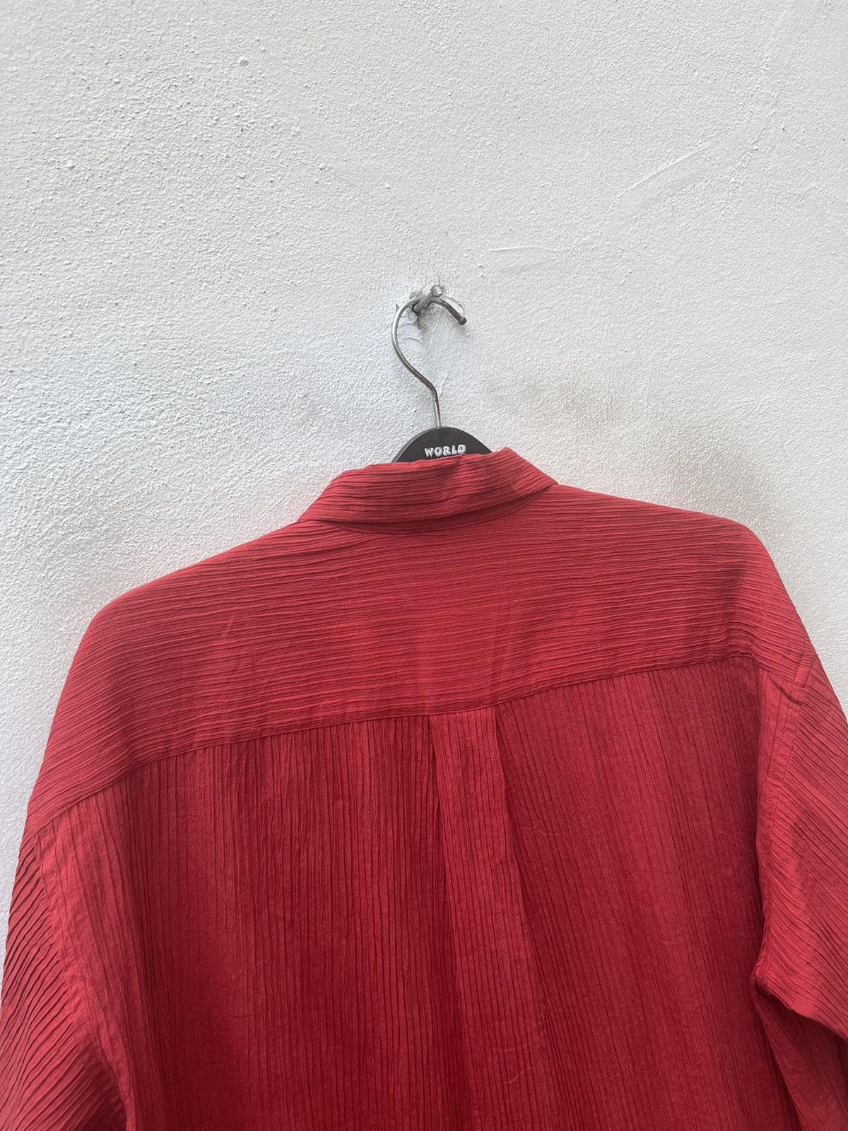 Issey Miyake Vintage Issey Miyake Men Oversized Pleated Button Shirt Size US XL / EU 56 / 4 - 12 Thumbnail