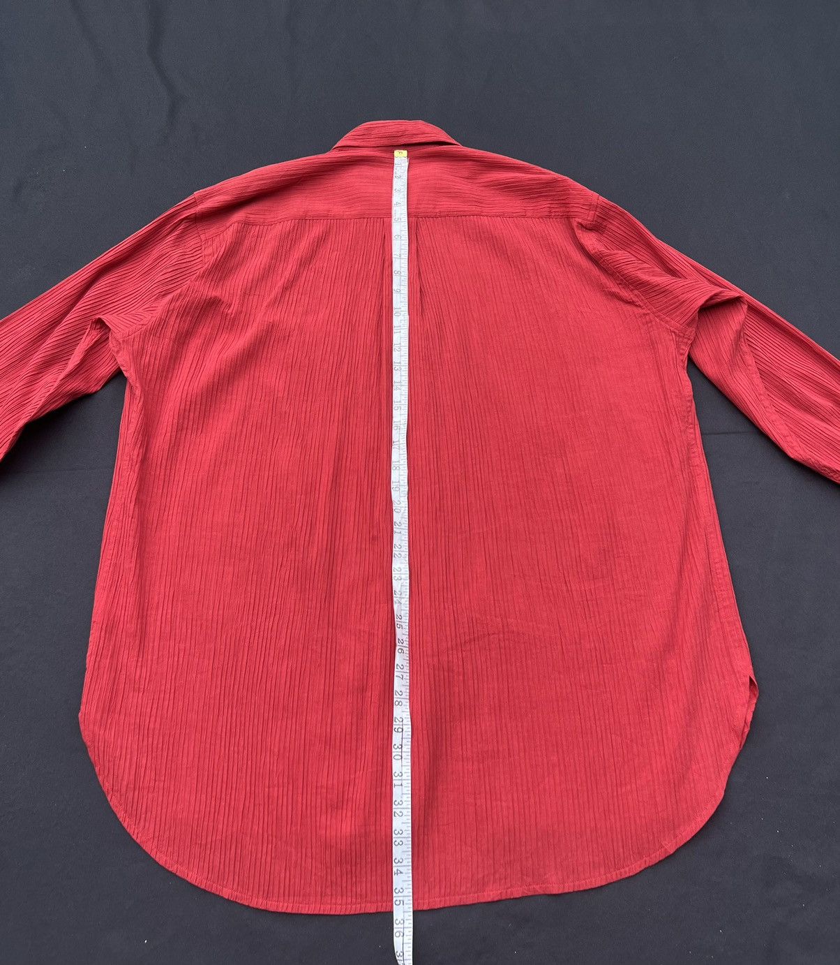 Issey Miyake Vintage Issey Miyake Men Oversized Pleated Button Shirt Size US XL / EU 56 / 4 - 5 Thumbnail