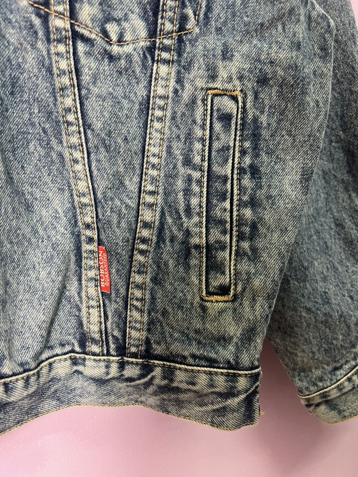 Japanese Brand 🔥Acid Wash Bobson Super Street Trucker Denim Size US S / EU 44-46 / 1 - 11 Thumbnail