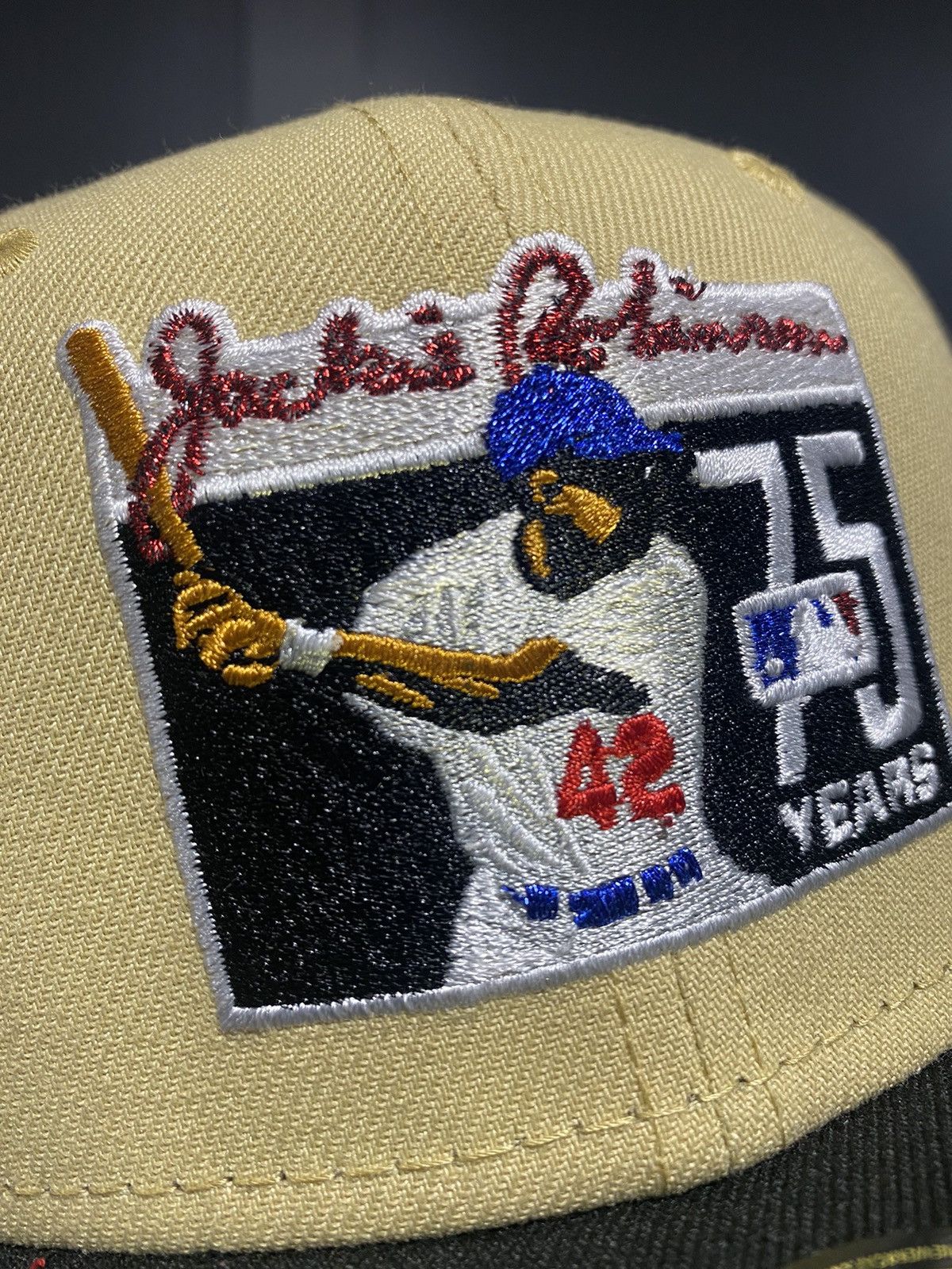 MLB Sz 7 1/8 - ‘Jackie Robinson’ Dodgers New Era Fitted Size ONE SIZE - 2 Thumbnail